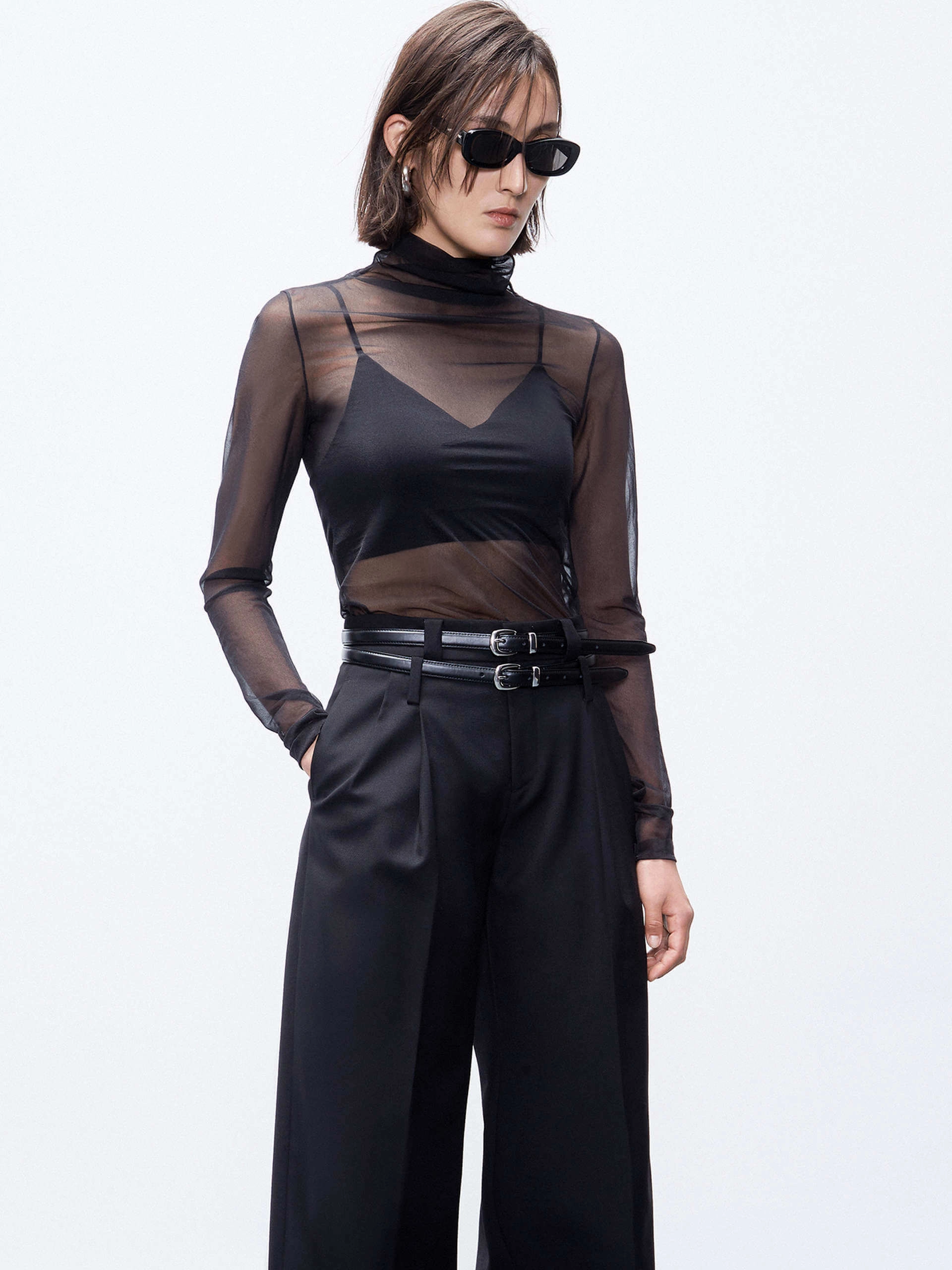 Fade Resistant Coating The Sheer Tulle Top