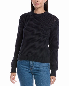 Theory RickRack Stitch Sweater Warm Knitwear Flexible Fabric