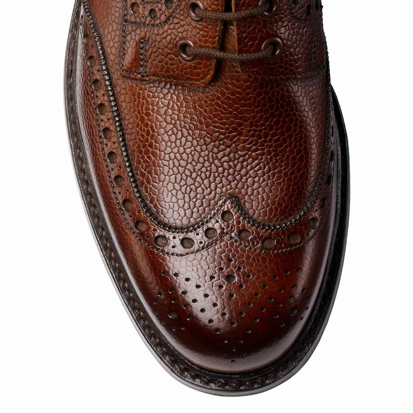 Pull On Style Practical Islay Dark Brown Scotch Grain