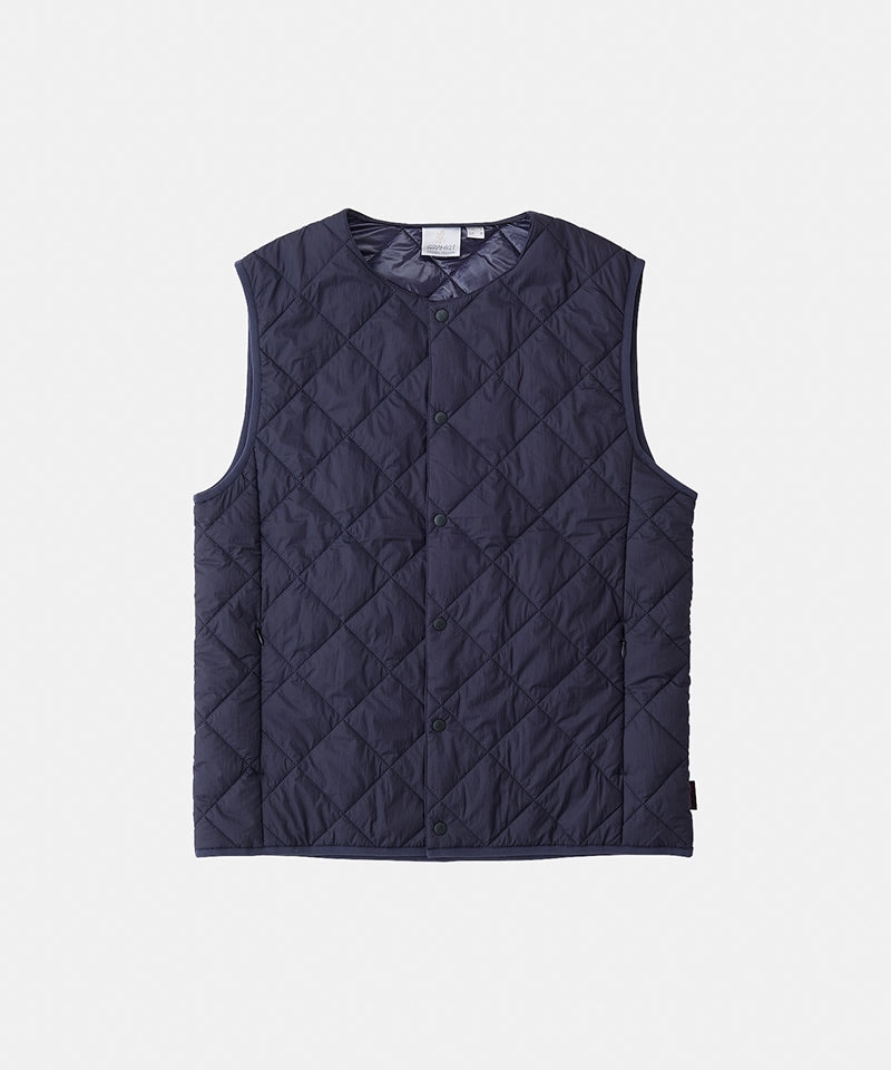 Layering Compatible Cut Noise Reduciting Fabric Thermal Insulation Quilted Vest