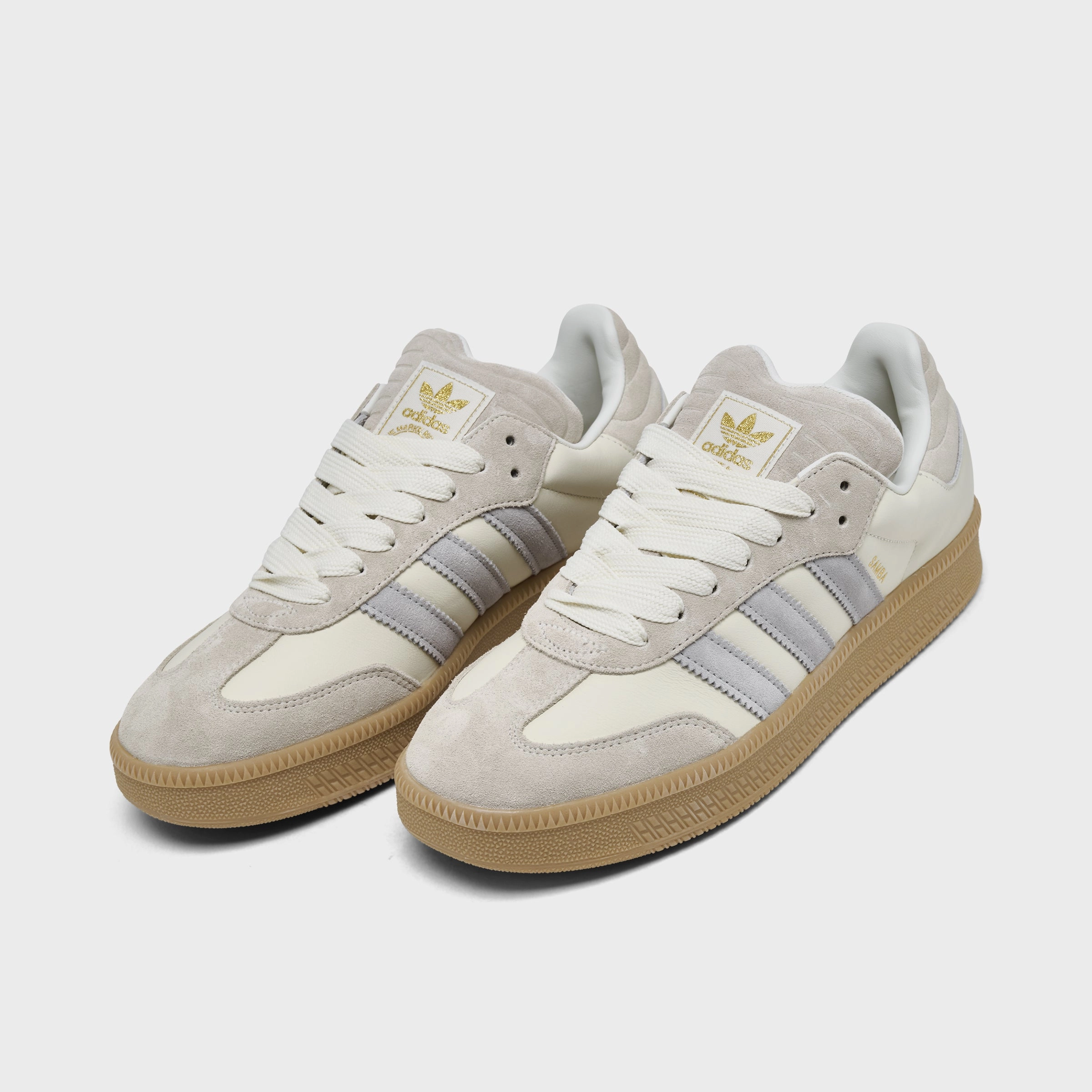 Shock Absorption Midsole adidas Samba XLG White / Grey
