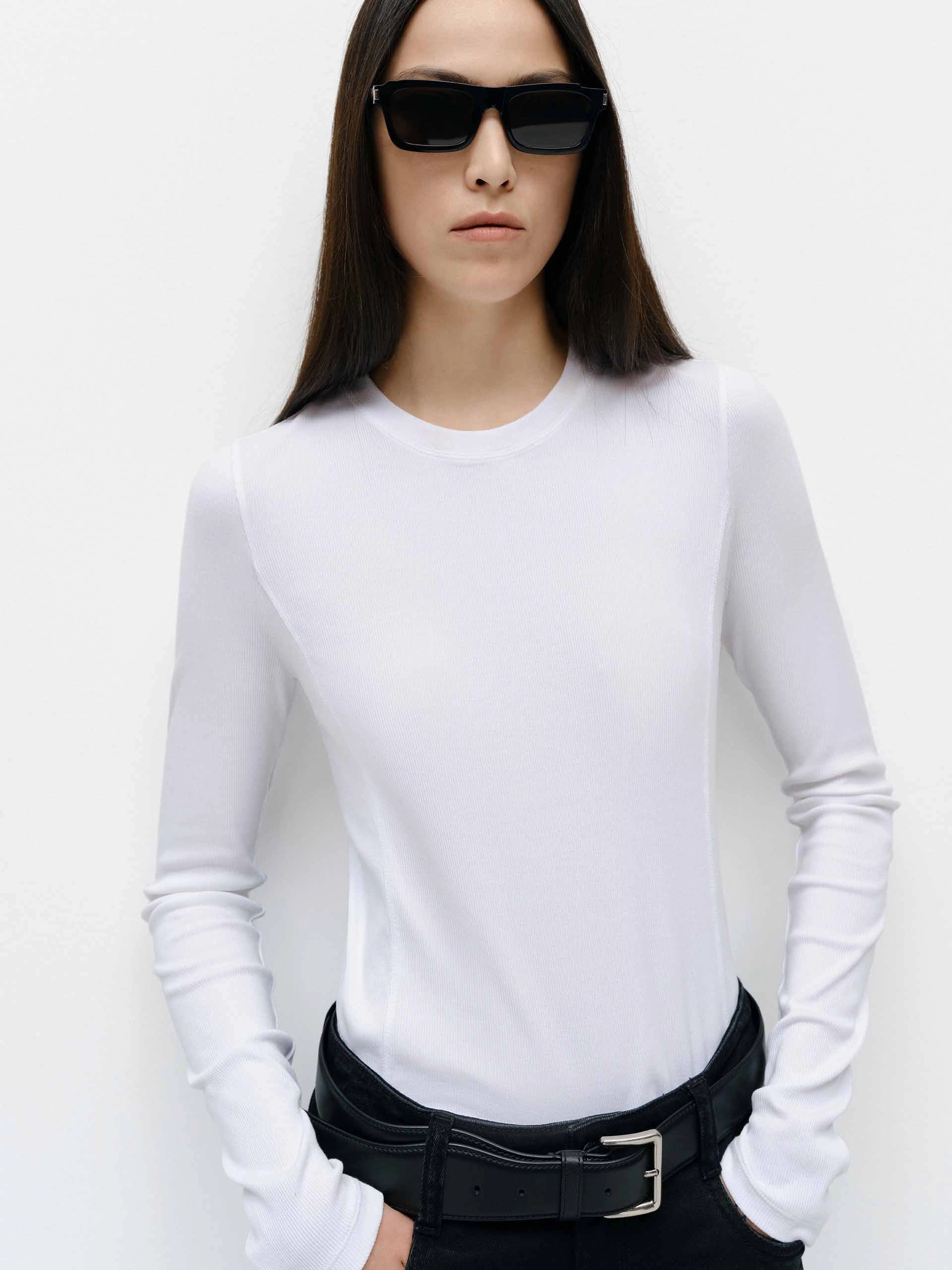 Tear Resistant Cotton Blend Crewneck T-shirt