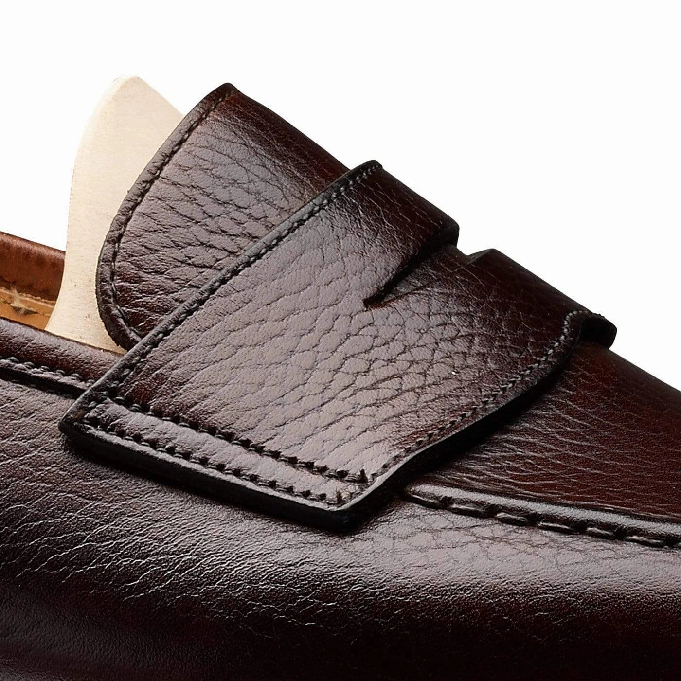 Boston Dark Brown Country Calf Grain Stylish Cushioning