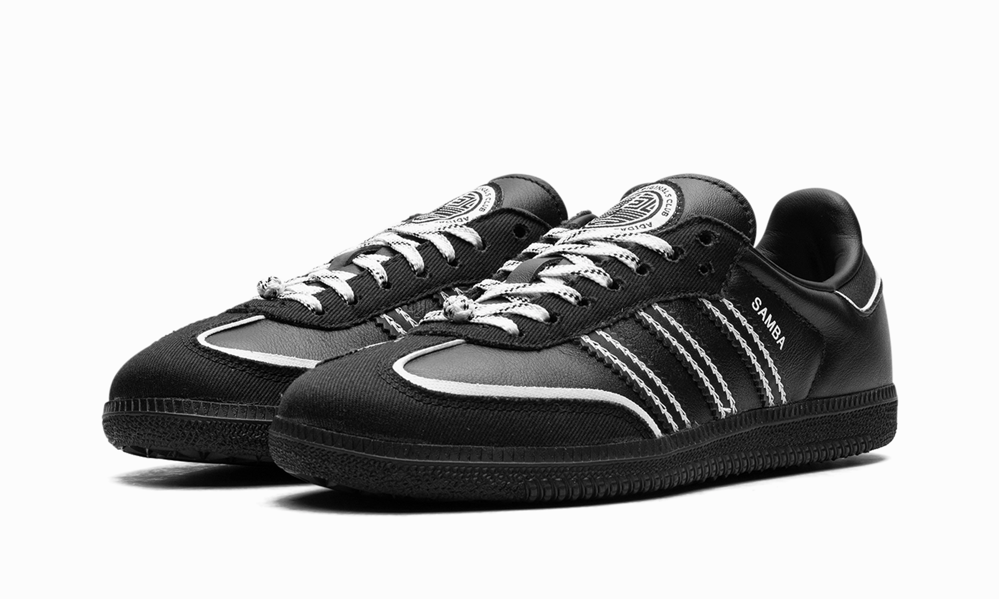 Flat Outsole TOC Samba OG "Black White Silver"