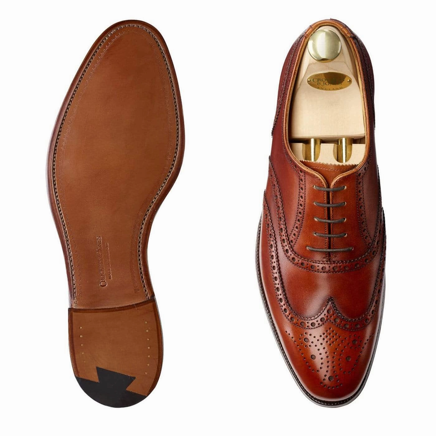 Finsbury Chestnut Burnished Calf Celebration Oxfords