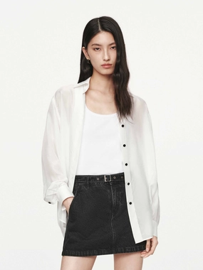 Easy Care Material Anti Pilling Long Sleeves Silk Shirt