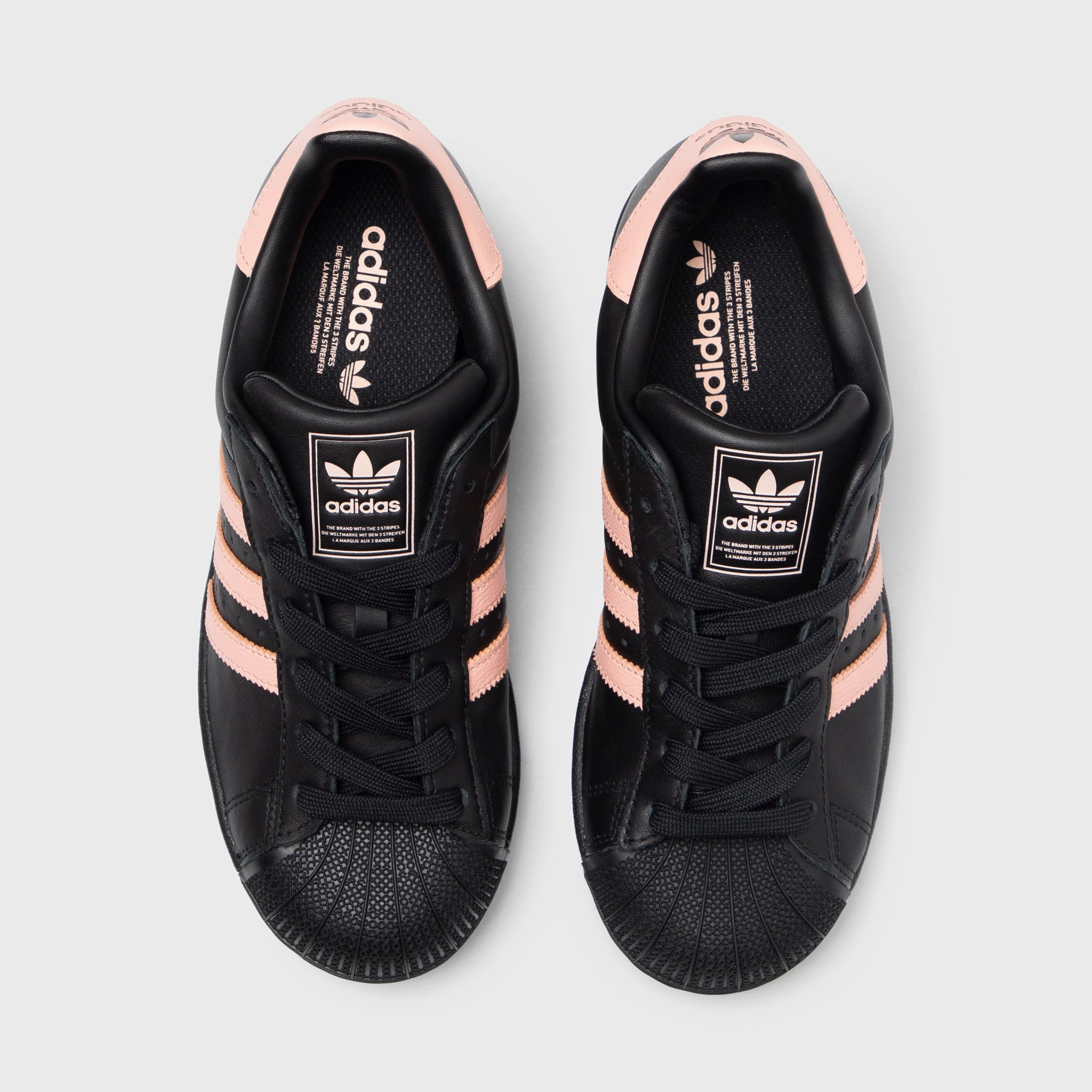 Supportive shock absorption adidas Women's Superstar II Core Black / Glow Pink