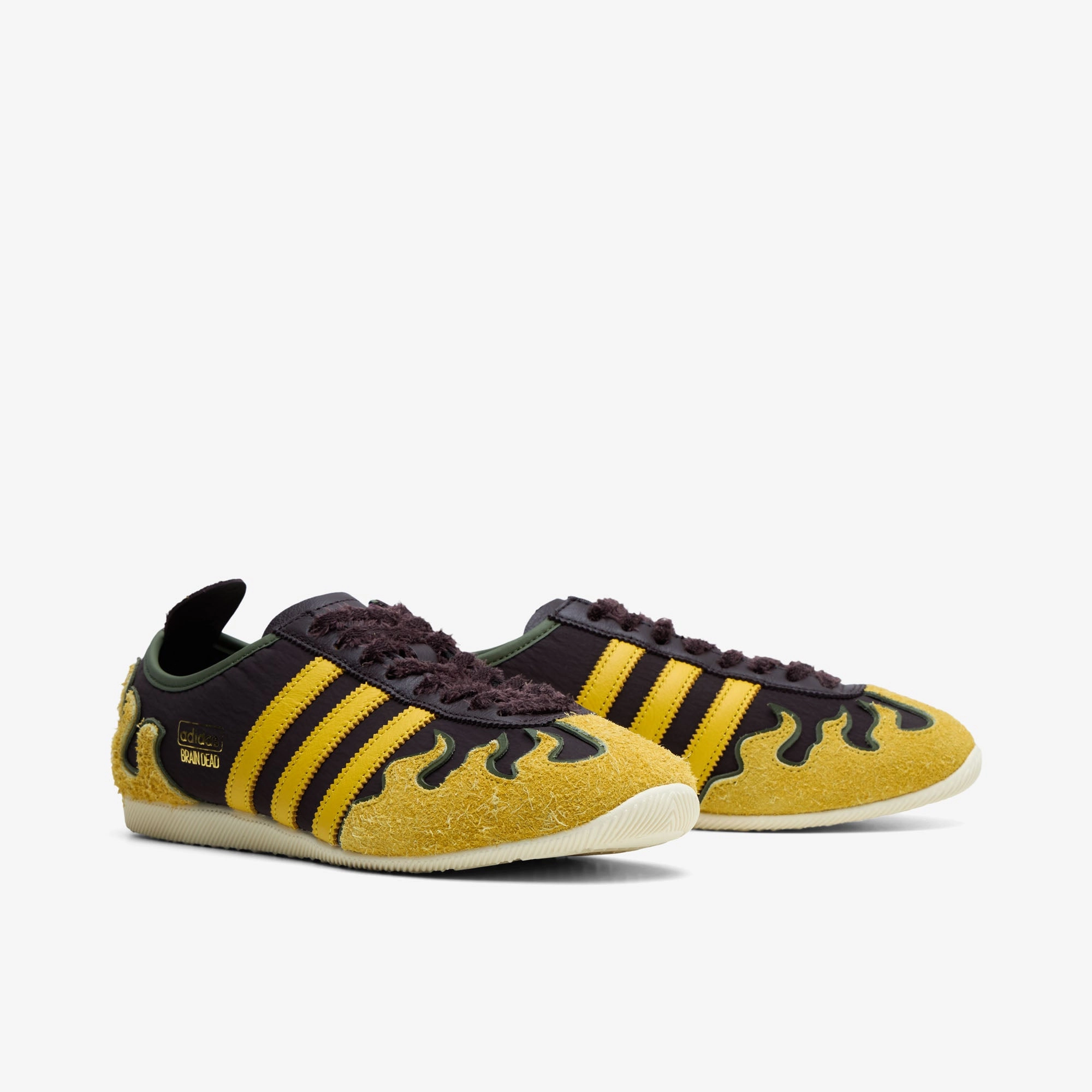 adidas Originals x Brain Dead Japan Lo Shadow Brown / Hazy Yellow - Off White High Energy