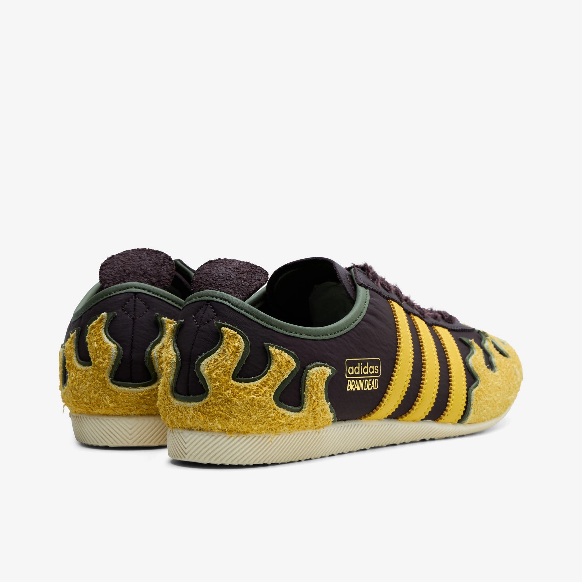 adidas Originals x Brain Dead Japan Lo Shadow Brown / Hazy Yellow - Off White Low Bounce