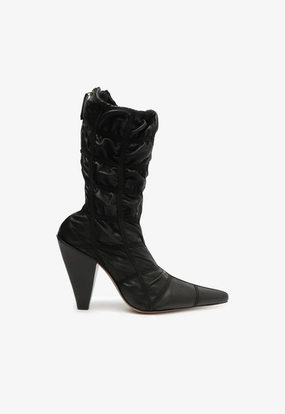 Smooth Finish Earth Tones Lynelle Stretch Bootie