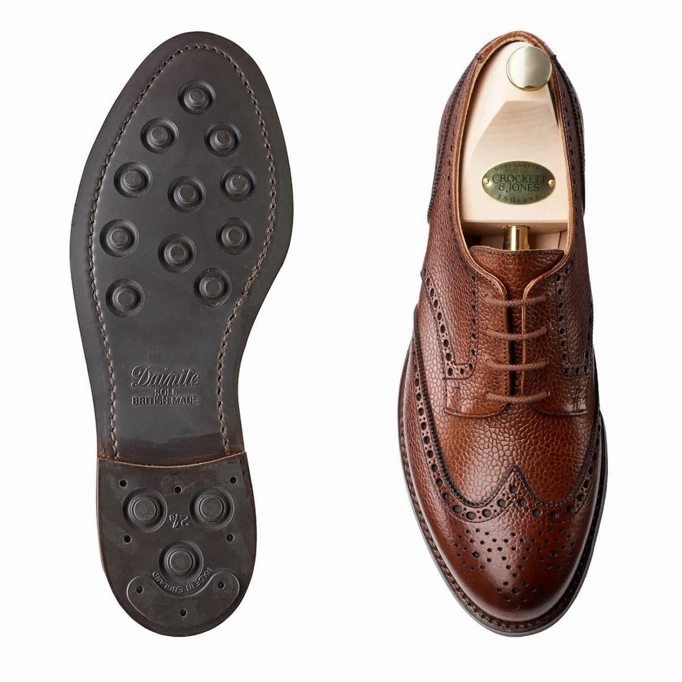 Hattie Tan Scotch Grain Minimal Form city shoes