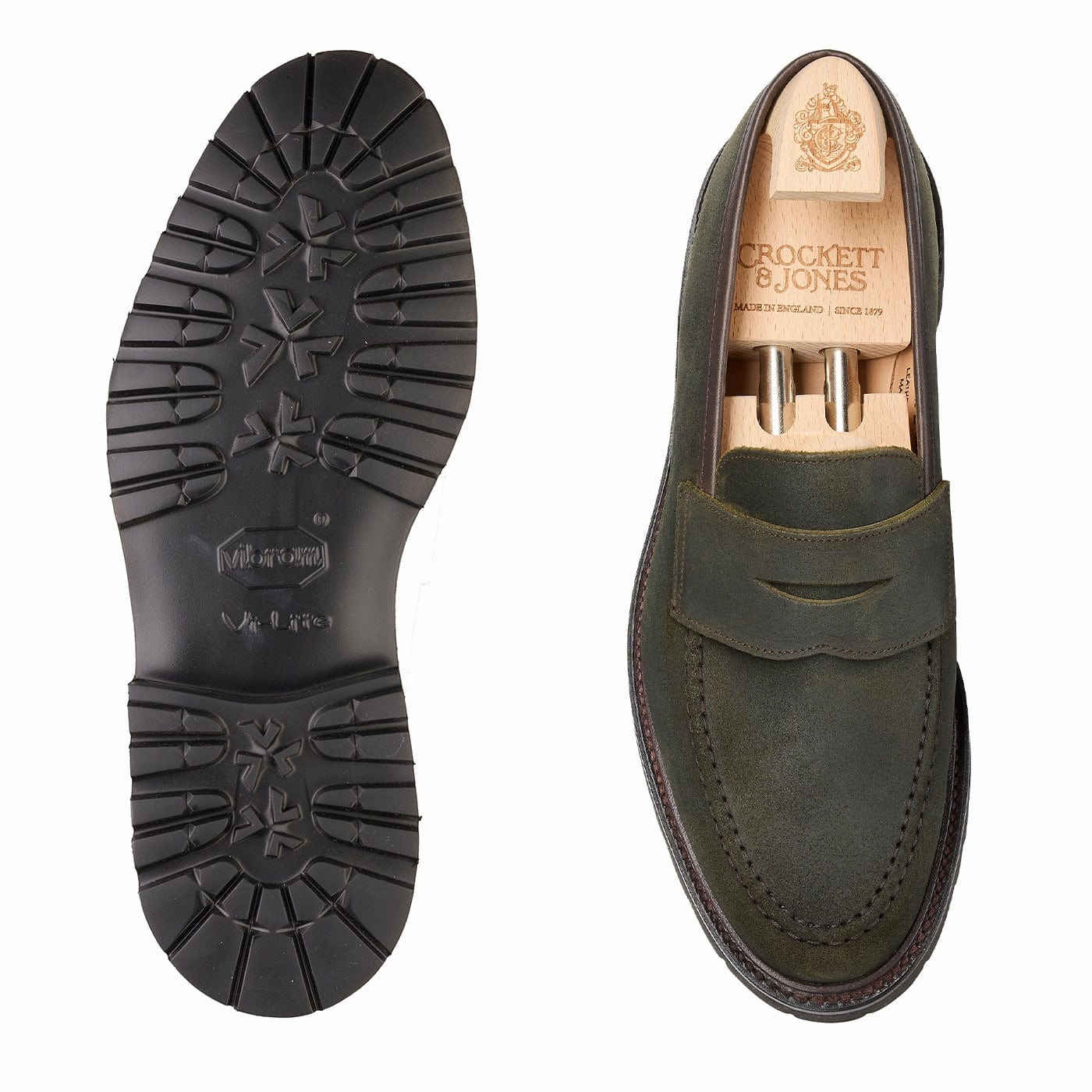 Boston 2 Green Rough-Out Suede Smart Walk