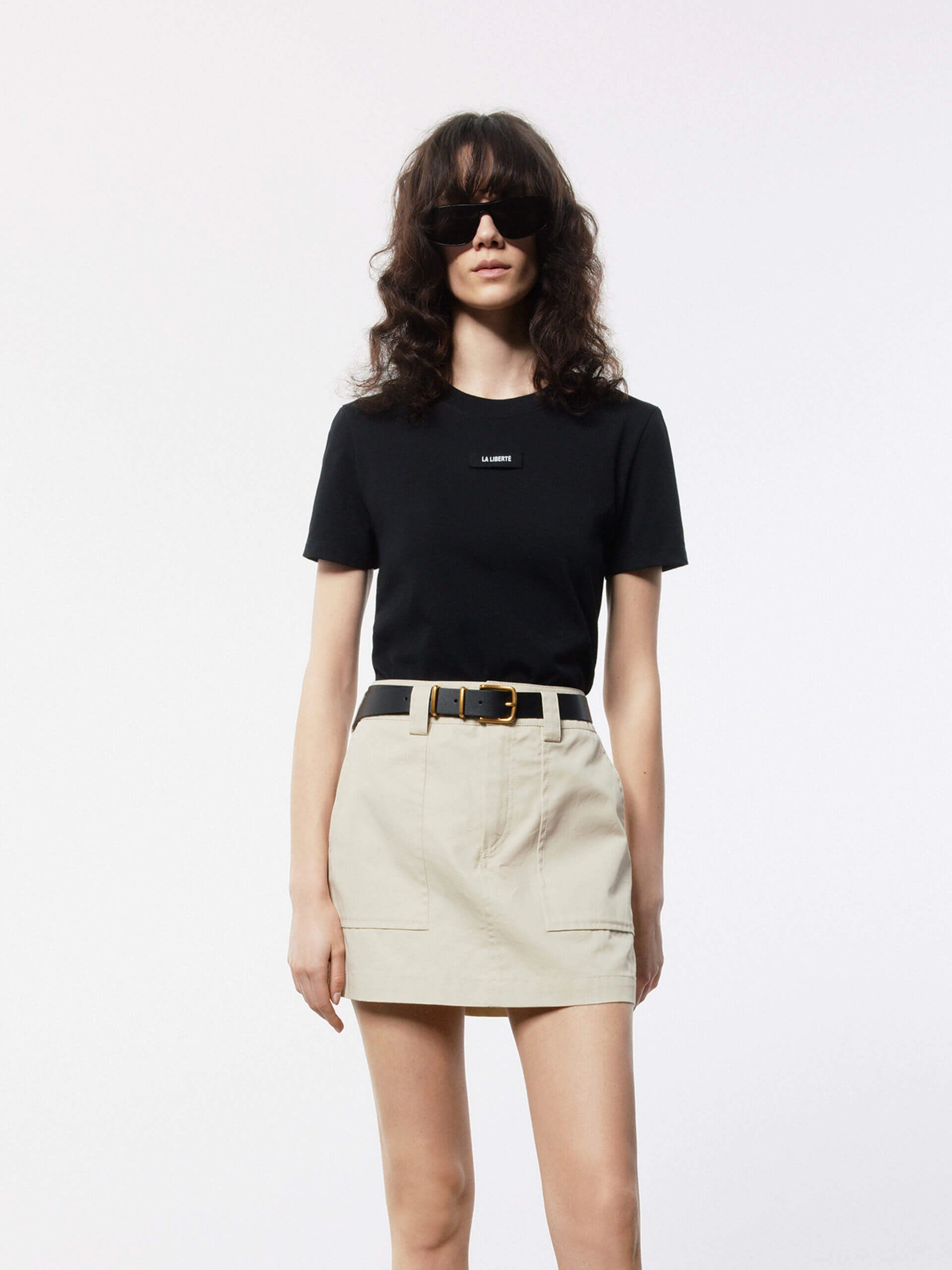 Slim Fitted Crewneck T-shirt Outdoor Trend