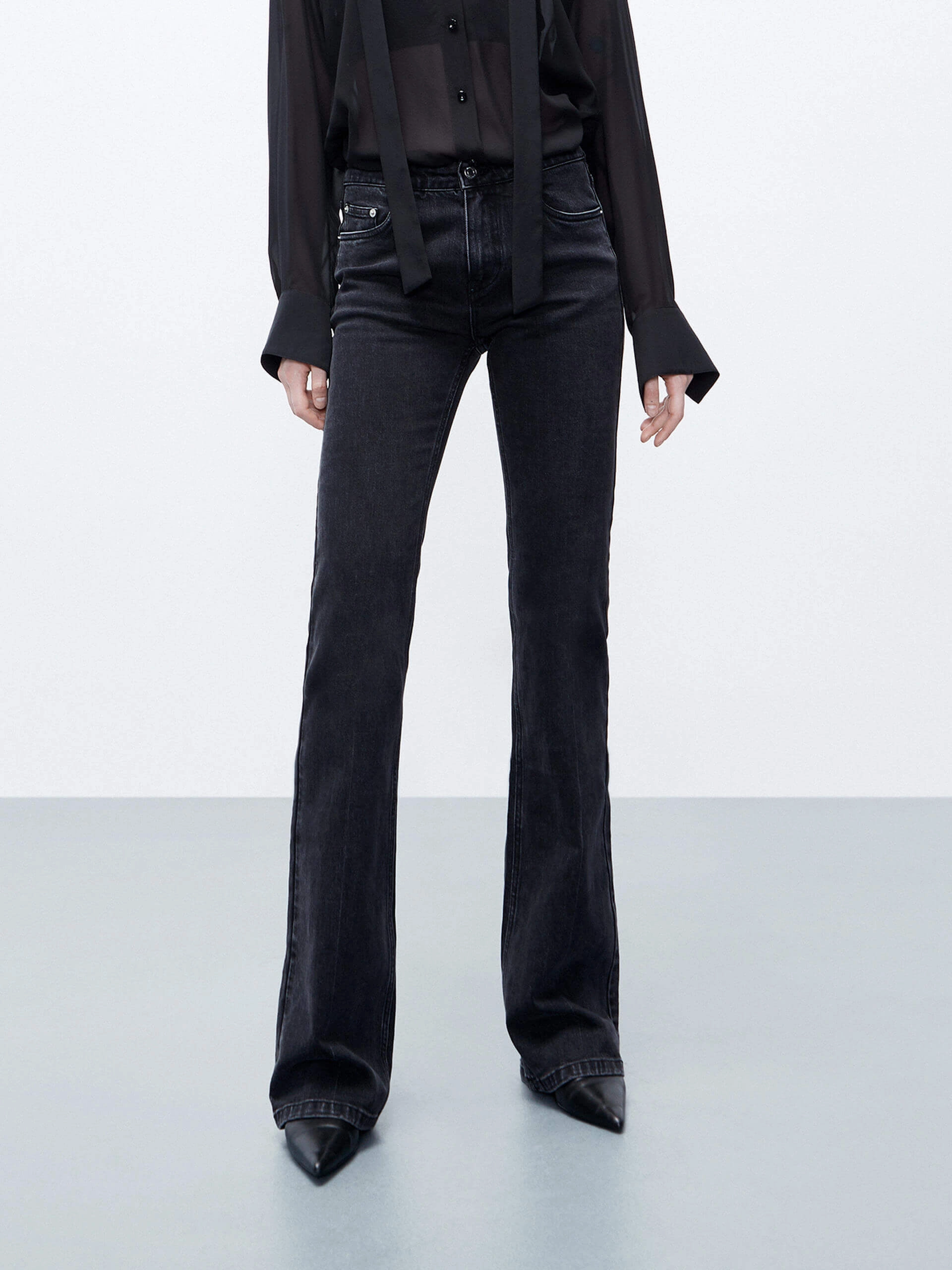 Wearable Piece Active Lifestyle Flared High Rise Jeans