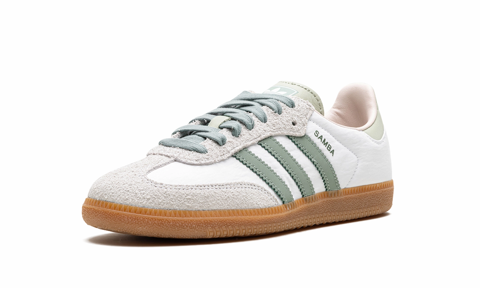 SAMBA OG WMNS "Silver Green" Detachable Insole Active Feet