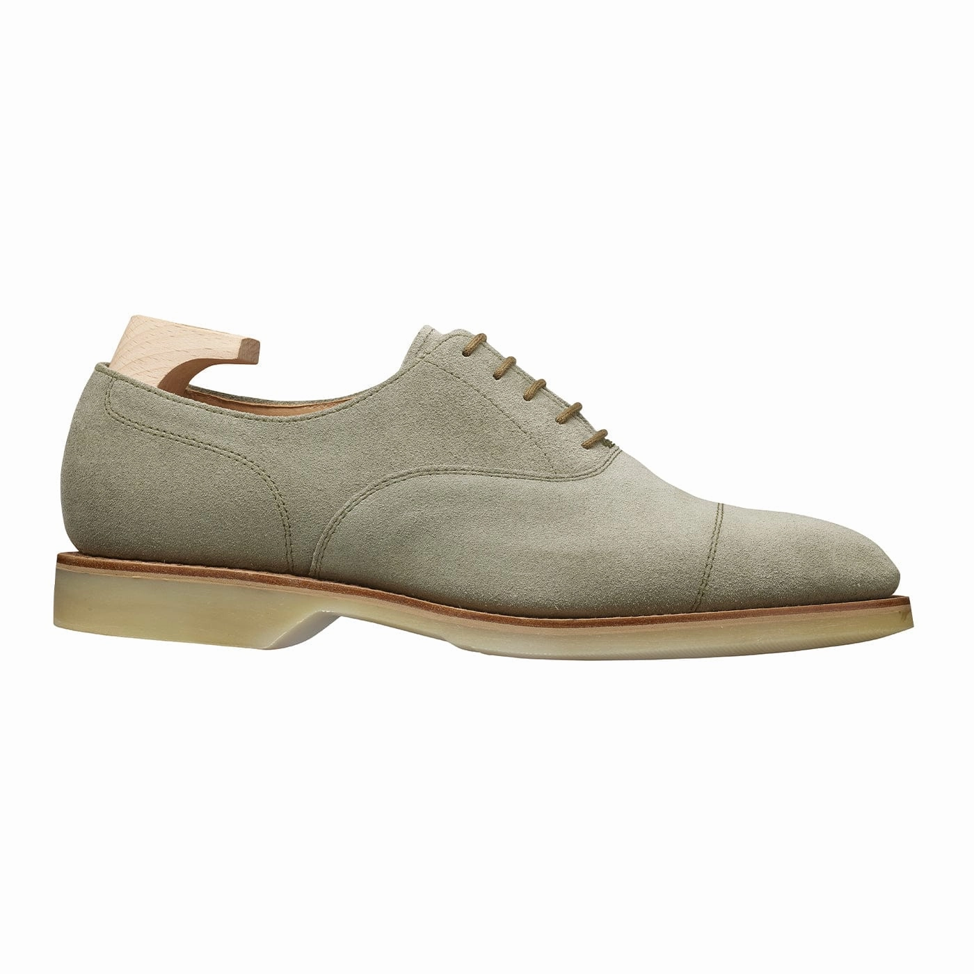 Tresco Pistachio Suede Style Staple Asian Oxfords