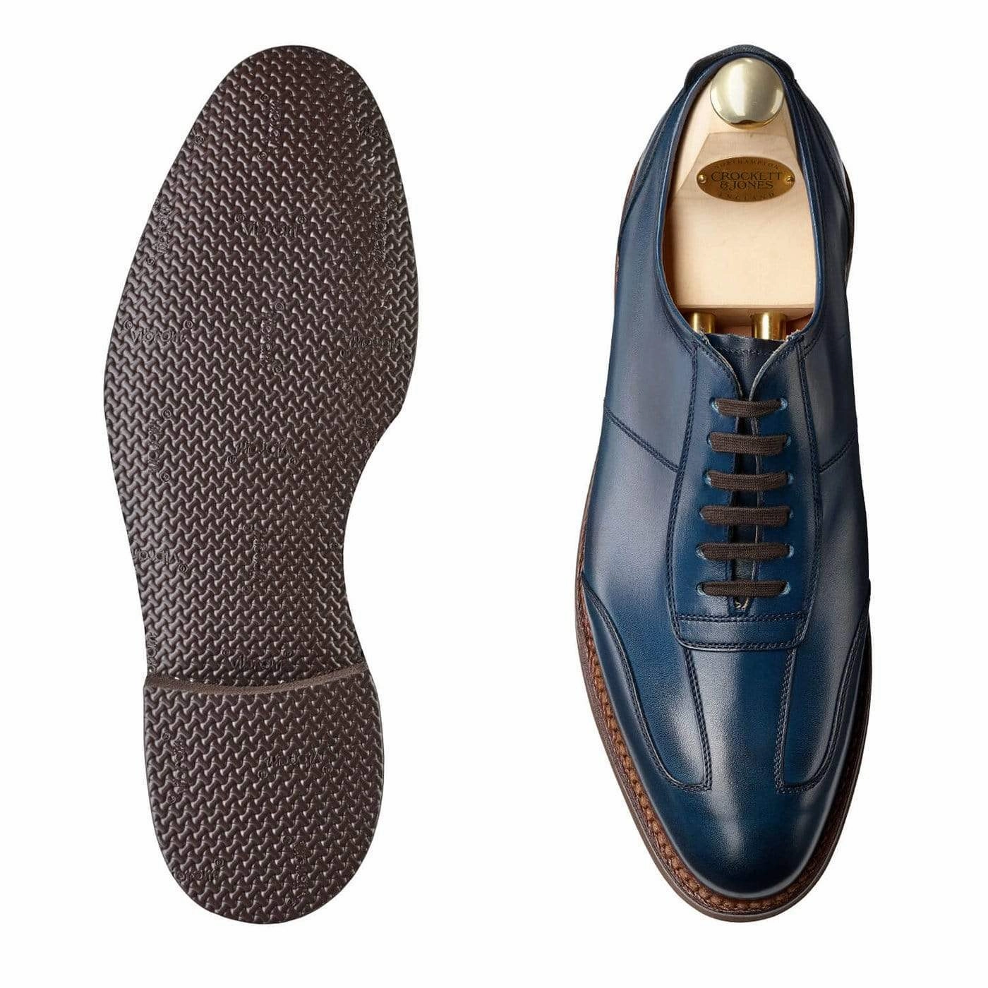 Truro Blue Burnished Calf Everyday Oxfords