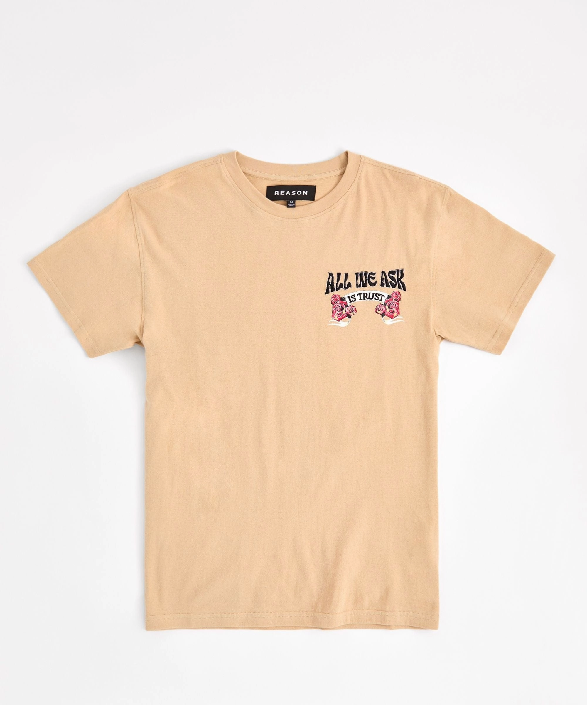 Anti Pilling Technology Flexible Waistband Adaptation Trust Short Sleeve Tee - Khaki
