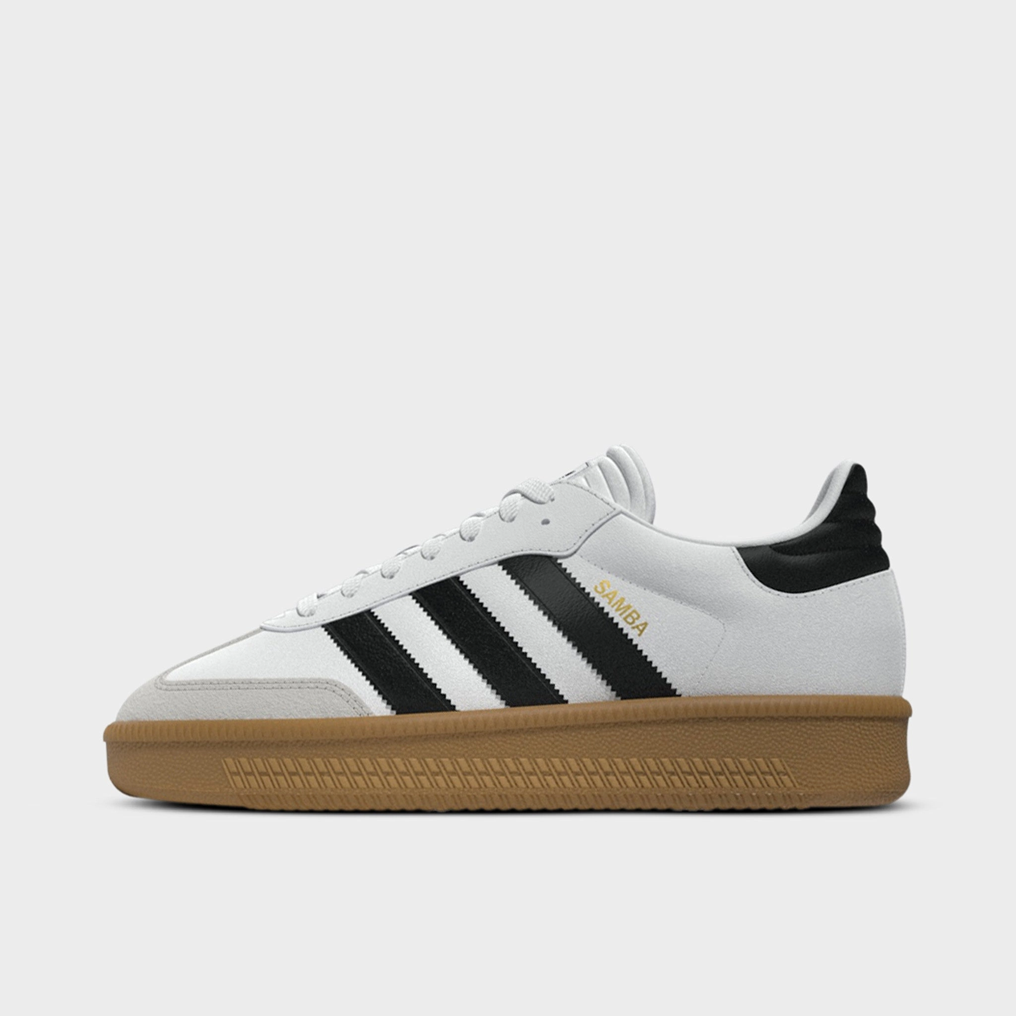Bounce Back Tech Walk Safe adidas Juniors' Samba XLG White / Black - Gum