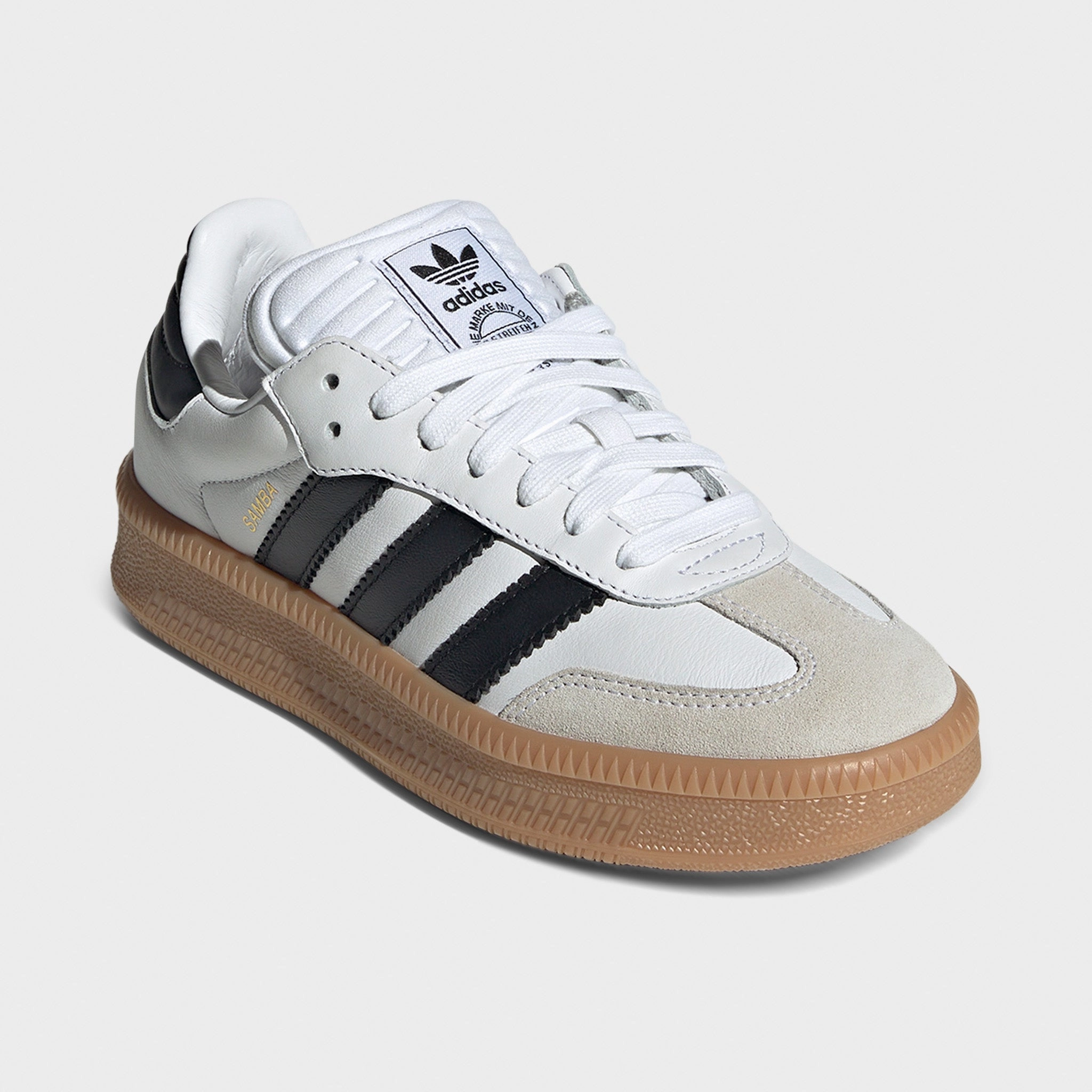 adidas Juniors' Samba XLG White / Black - Gum Park Ready