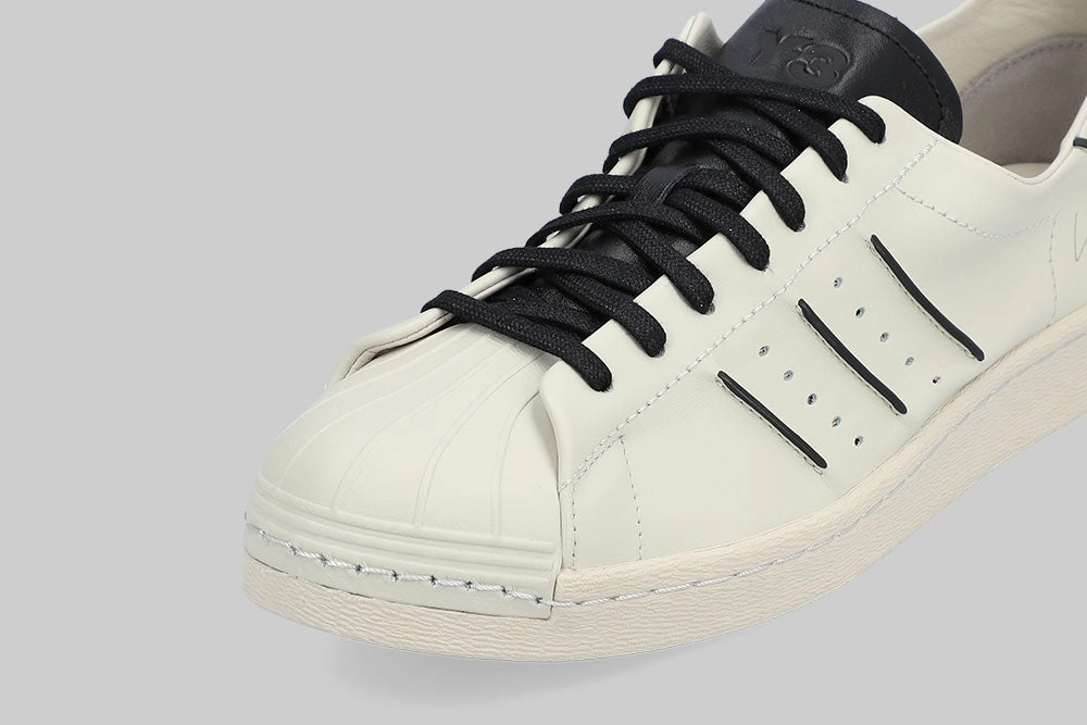 Hyper Elastic Platform Precision Bonded Overlays adidas Y-3 Superstar 'Talc'