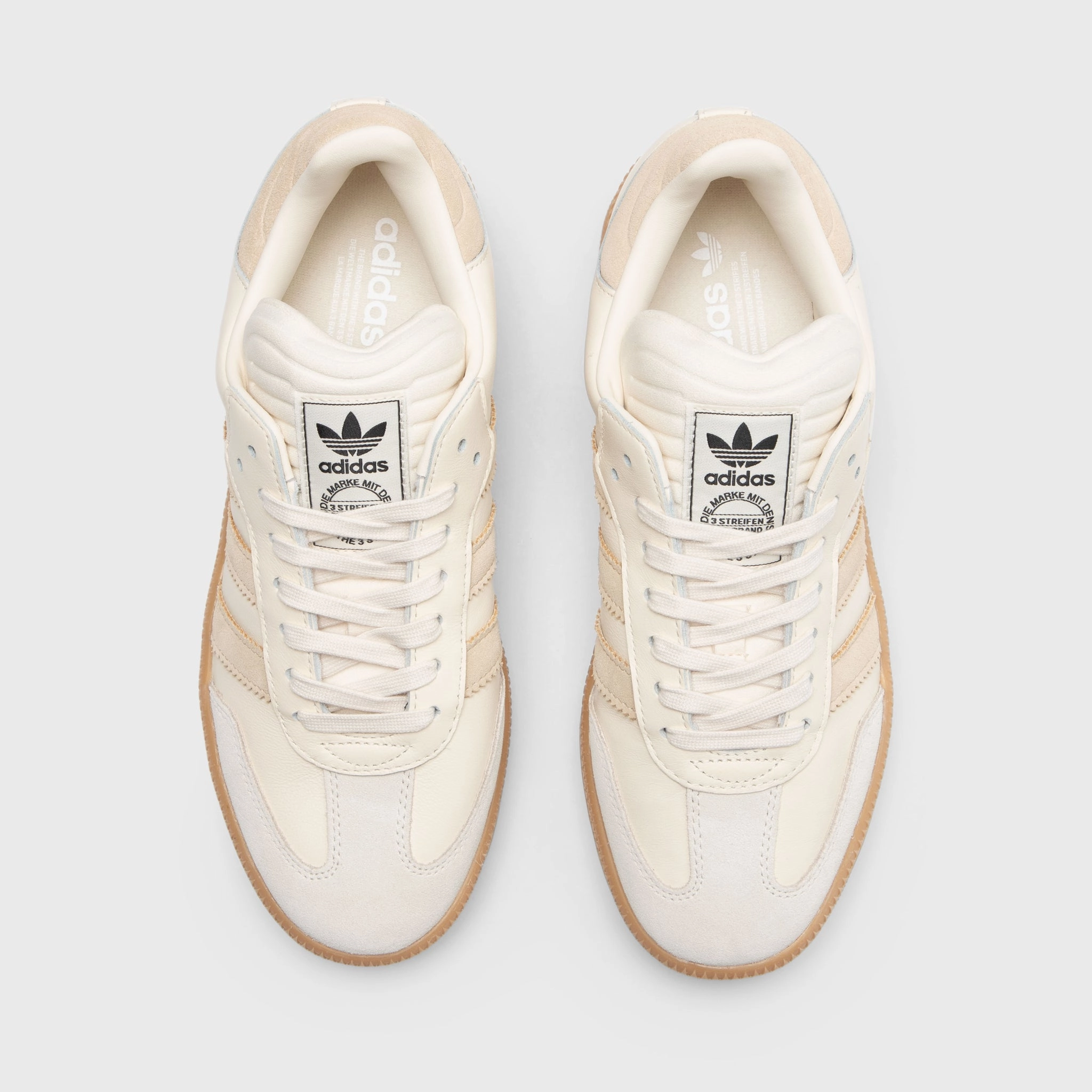 adidas Samba XLG Wonder White / Magic Beige - White Durable rubber sole
