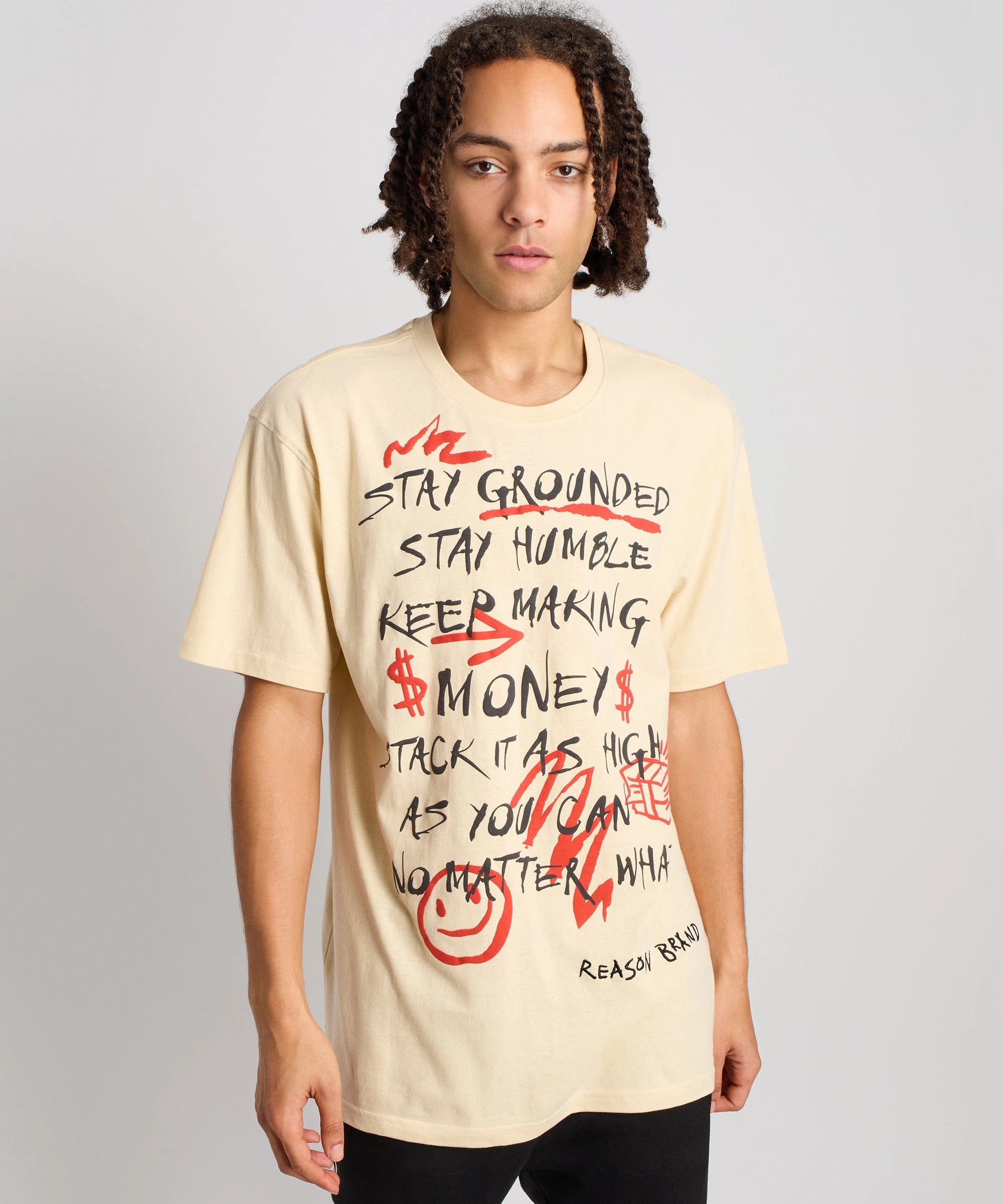 Anti Pilling Stay Grounded Short Sleeve Tee - Sand