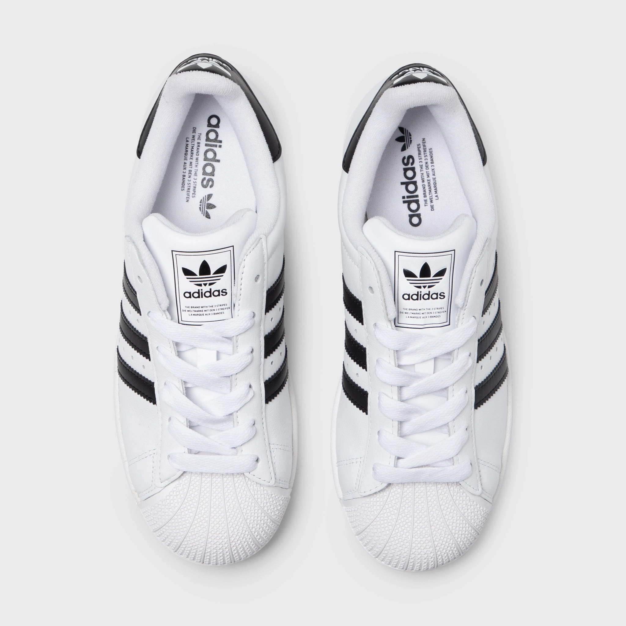 Comfortable Heel Subtle Texture adidas Women's Superstar II Footwear White / Core Black