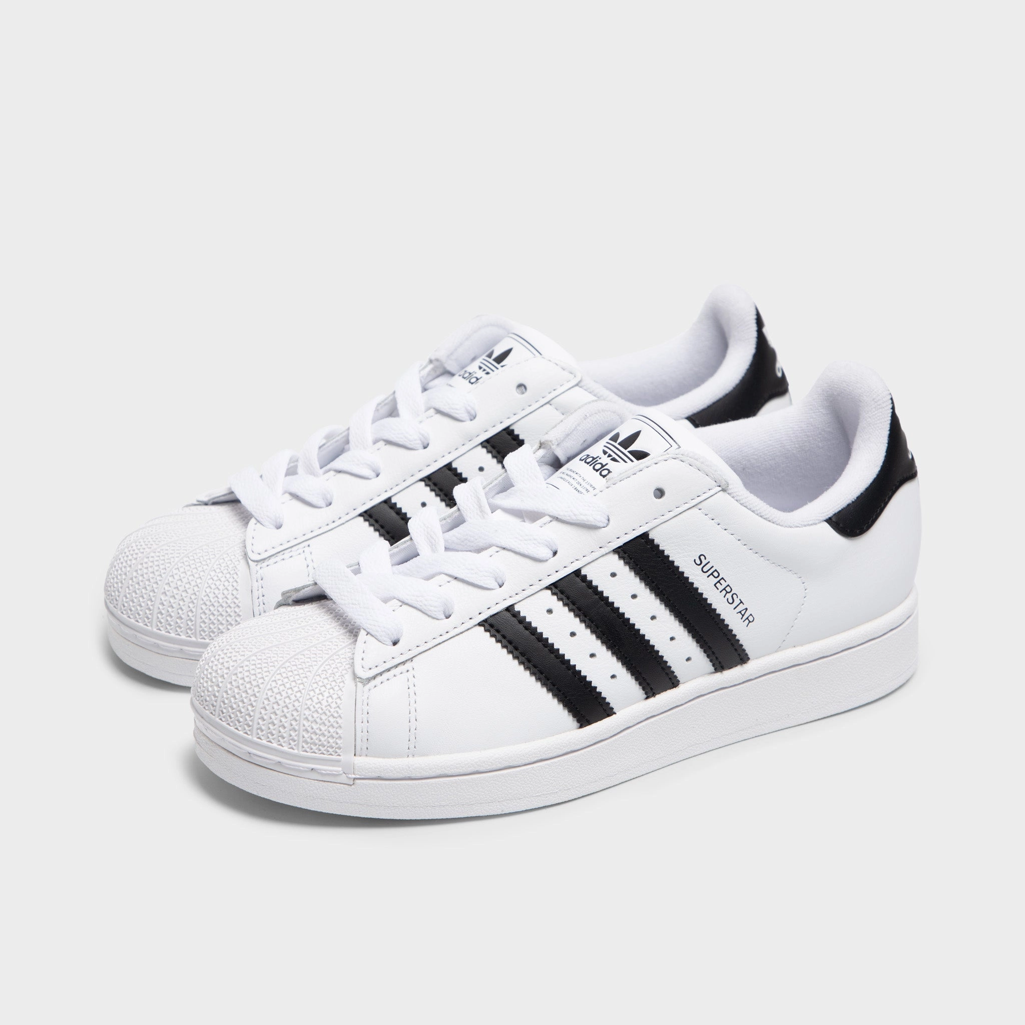 Layered Midsole Construction adidas Women's Superstar II Footwear White / Core Black