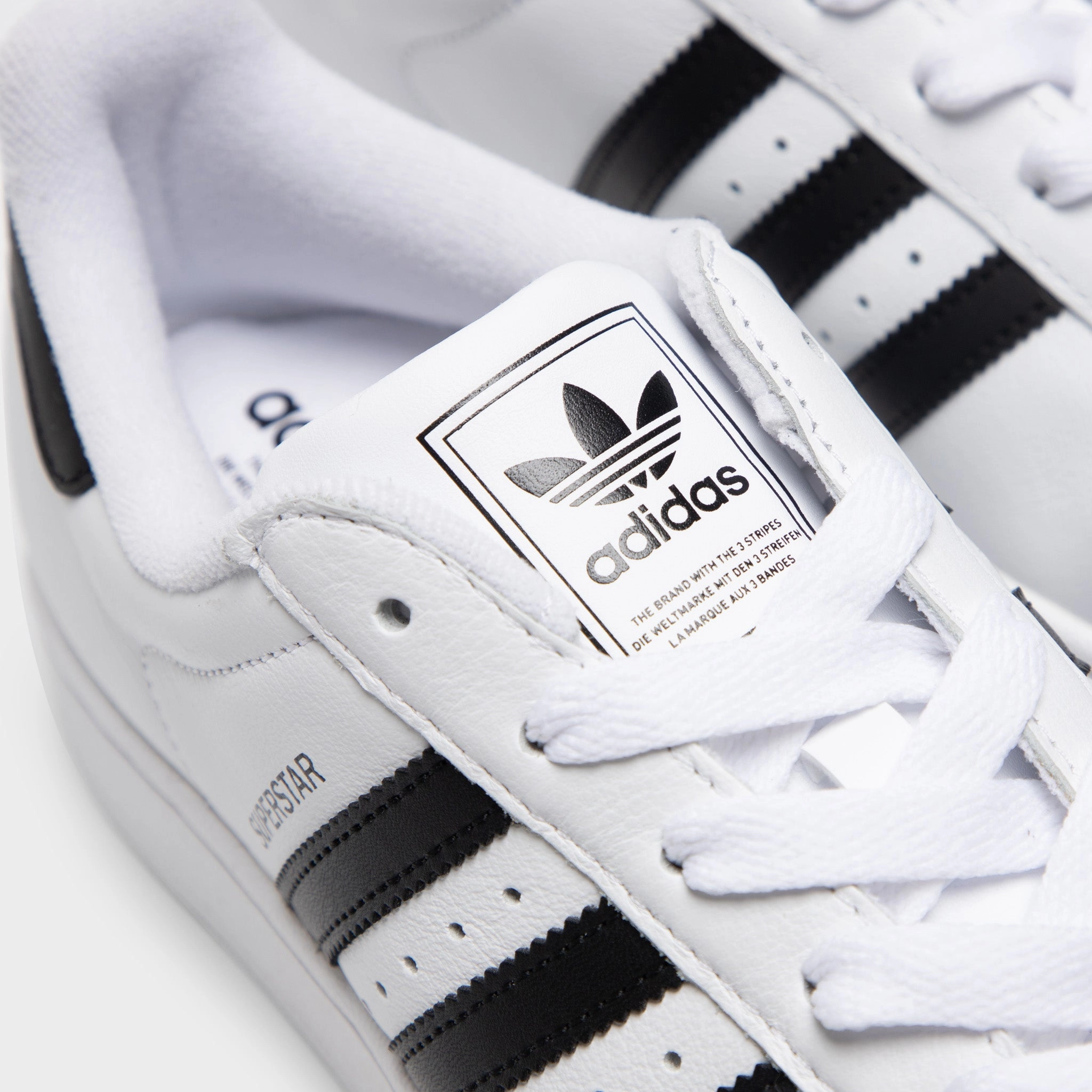adidas Women's Superstar II Footwear White / Core Black On The Move Rubber Tread