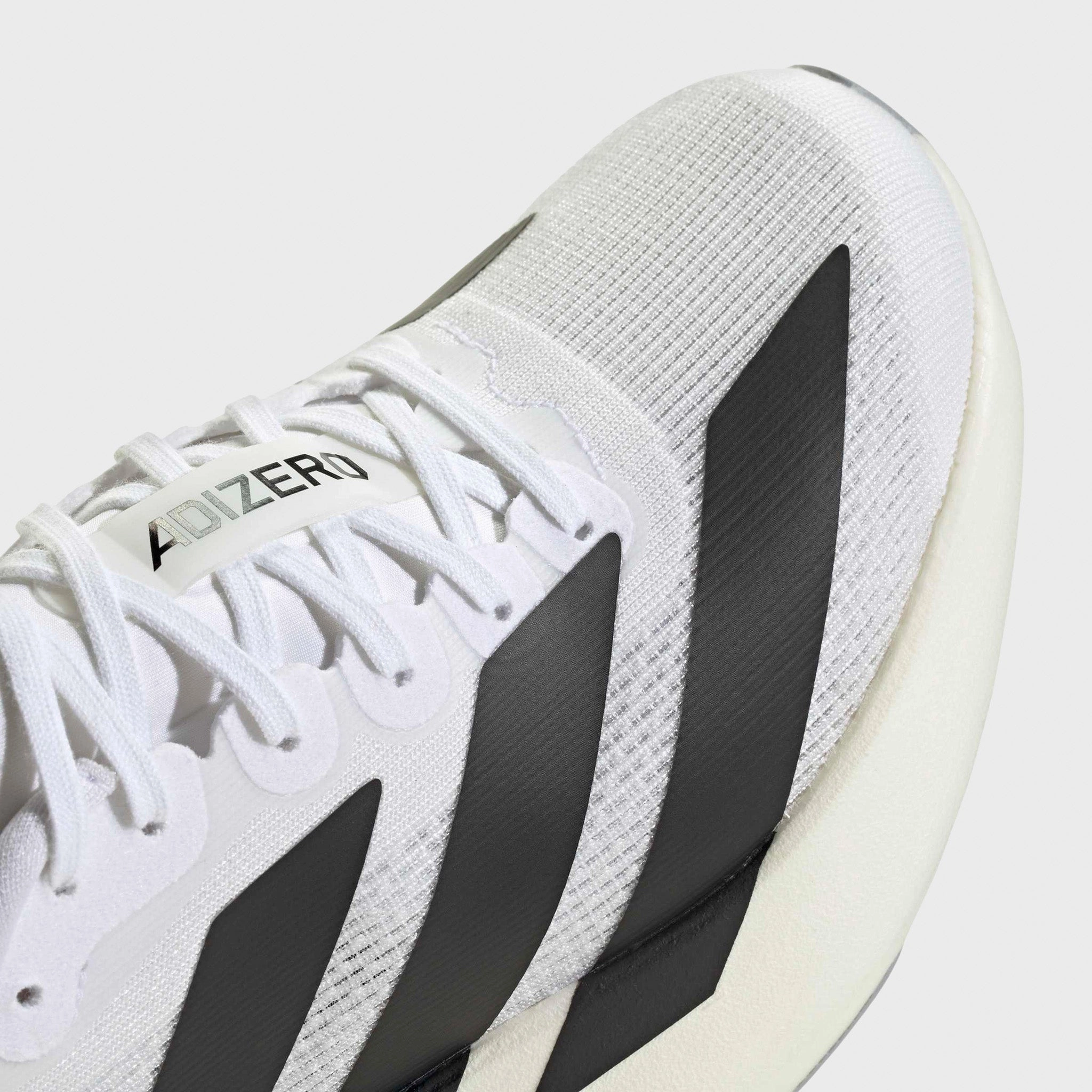 adidas Junior's Adizero Evo SL White / Black - Dash Grey Shock absorption tech