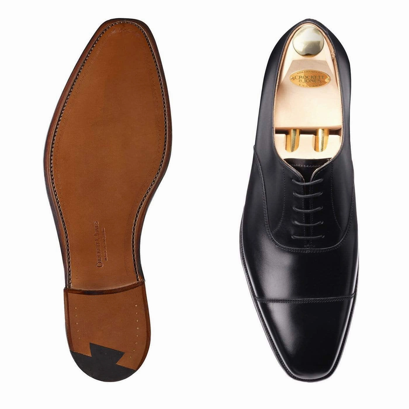 Hallam Black Calf Rustic Oxfords Sleek Design Daily Commute