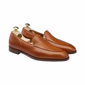 Cannes Tan Milled Calf Casual Comfort Shoes Hold Strong