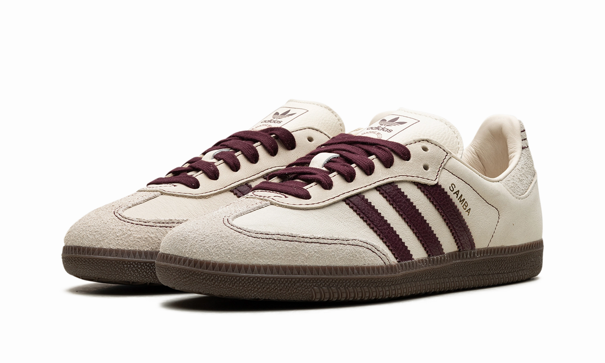 Glide Hike Samba OG WMNS "Wonder White Maroon"