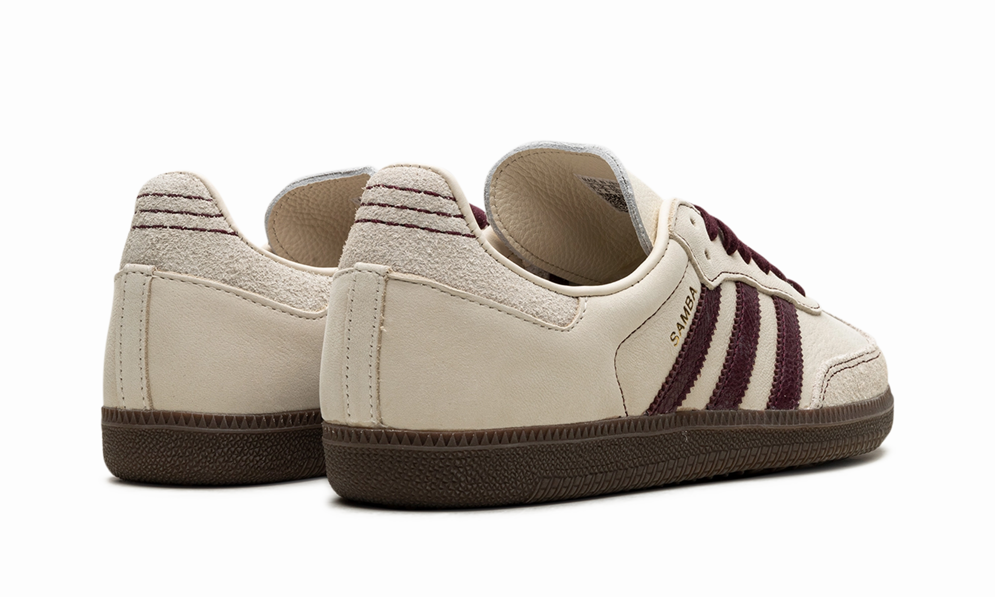 Samba OG WMNS "Wonder White Maroon" Slip Resistant Outsole
