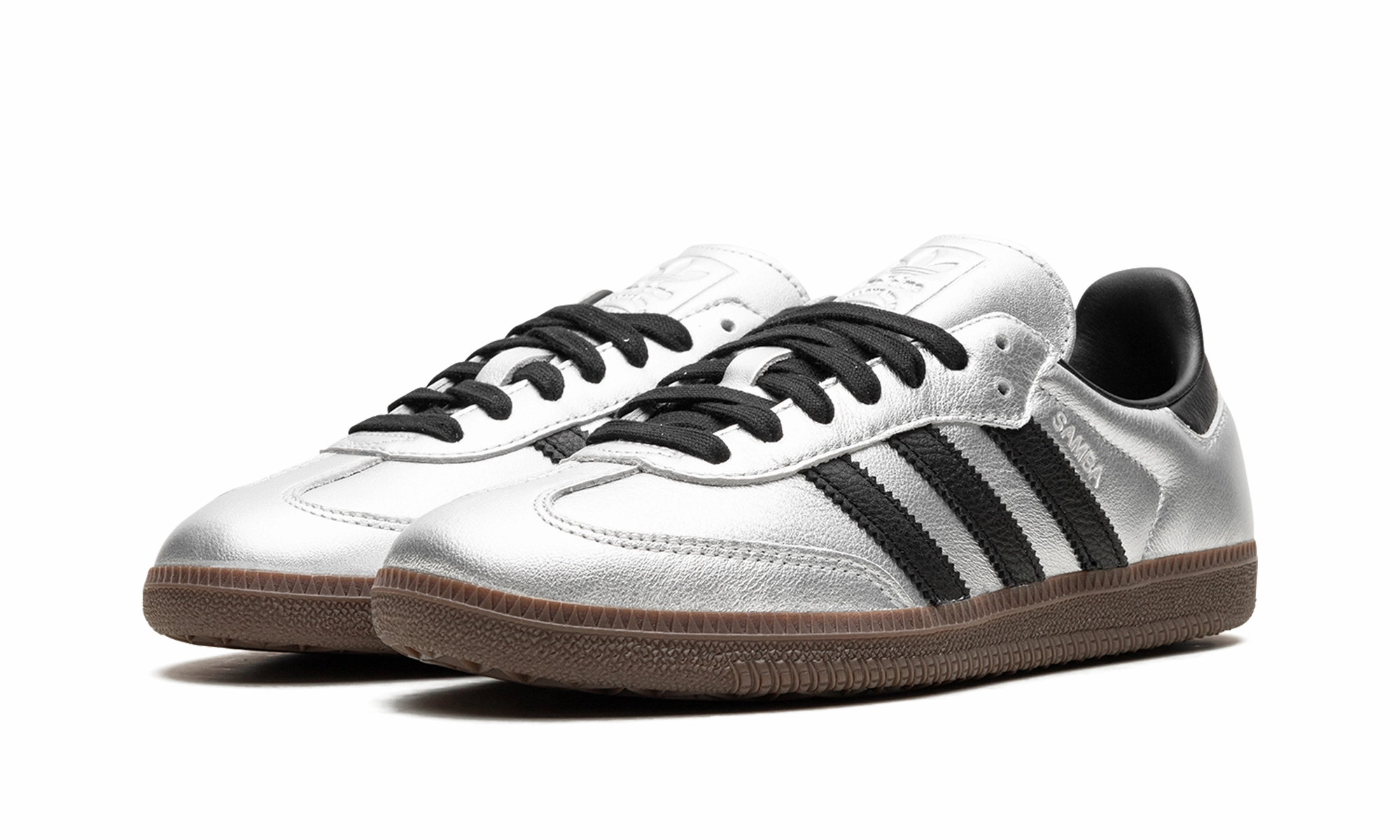 Street Day Day Run Samba OG WMNS "Silver Metallic Black Gum"