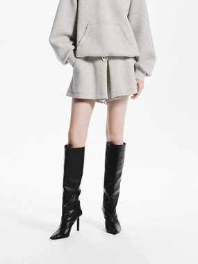 Cotton Blend Drawstring Shorts Flattering Cut Modern Design