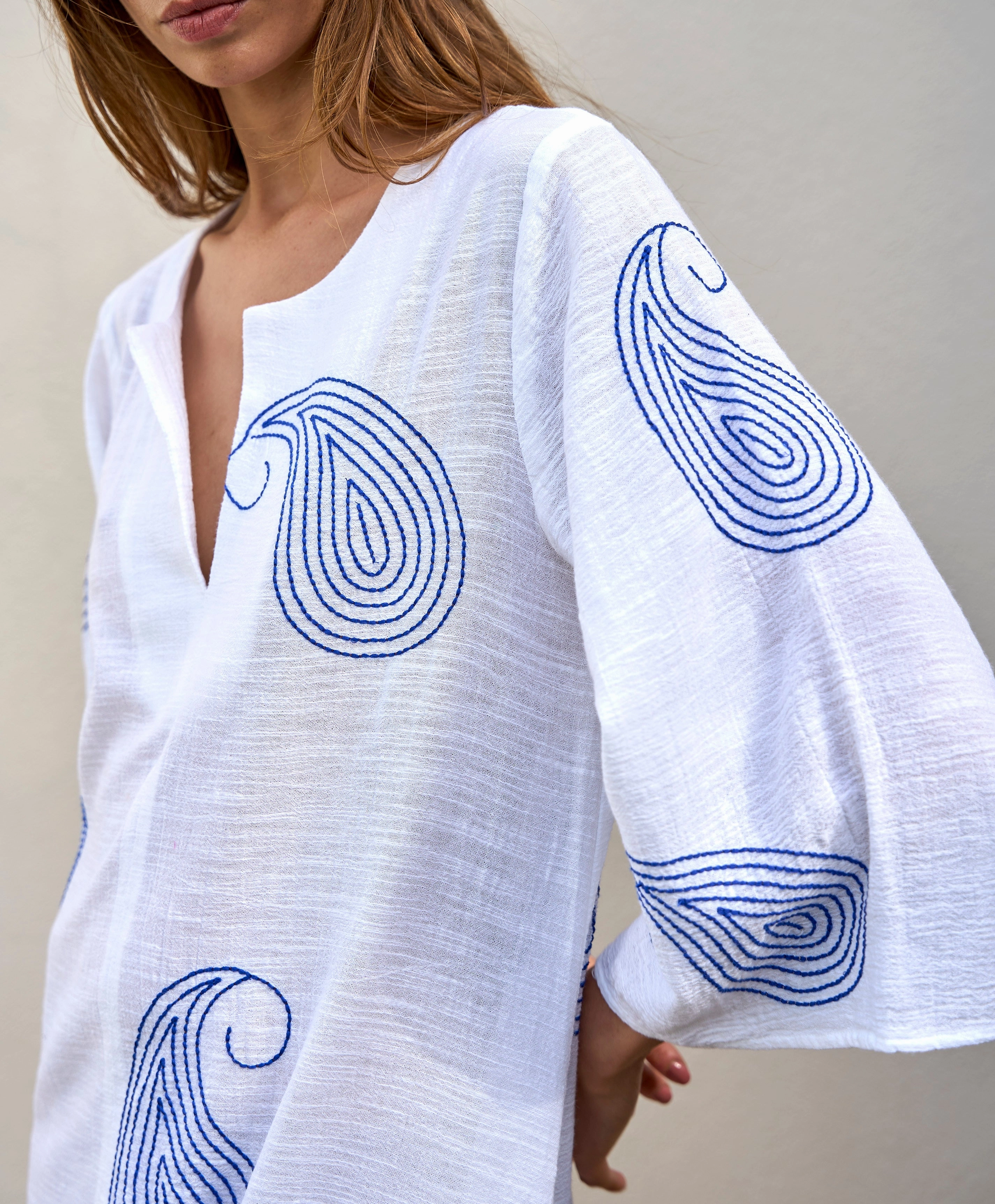 Ceremony Ready Flutter-Sleeve Sasha Kaftan
