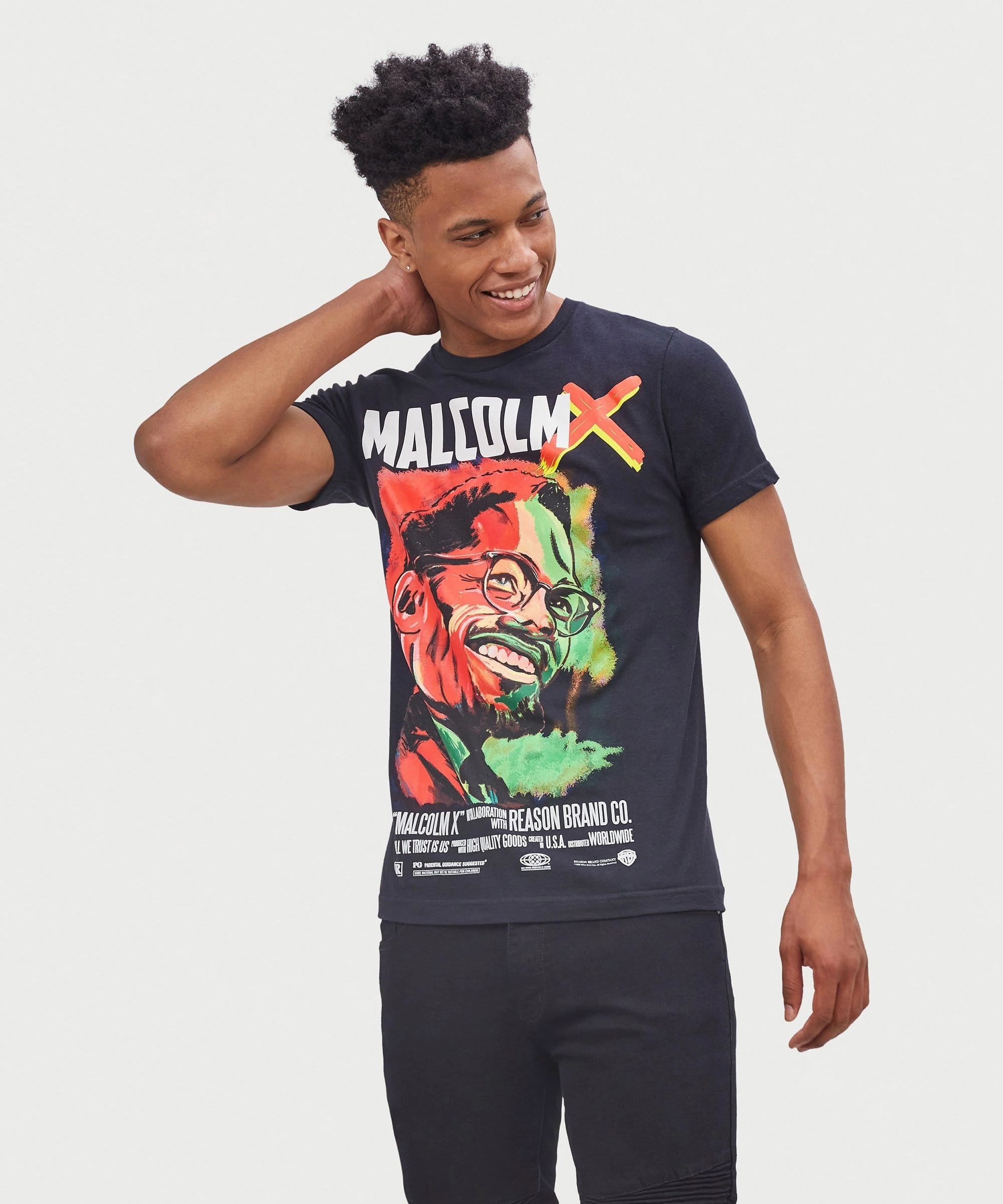 HeatRegulating Ultrasoft Inner Lining Malcolm X Portrait Tee