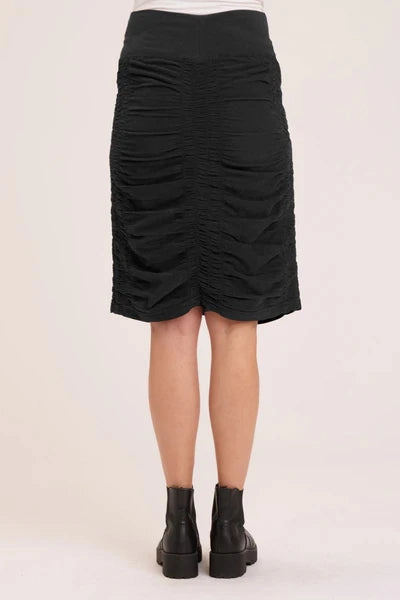 Cord Midi Trace Skirt Fitted Cut