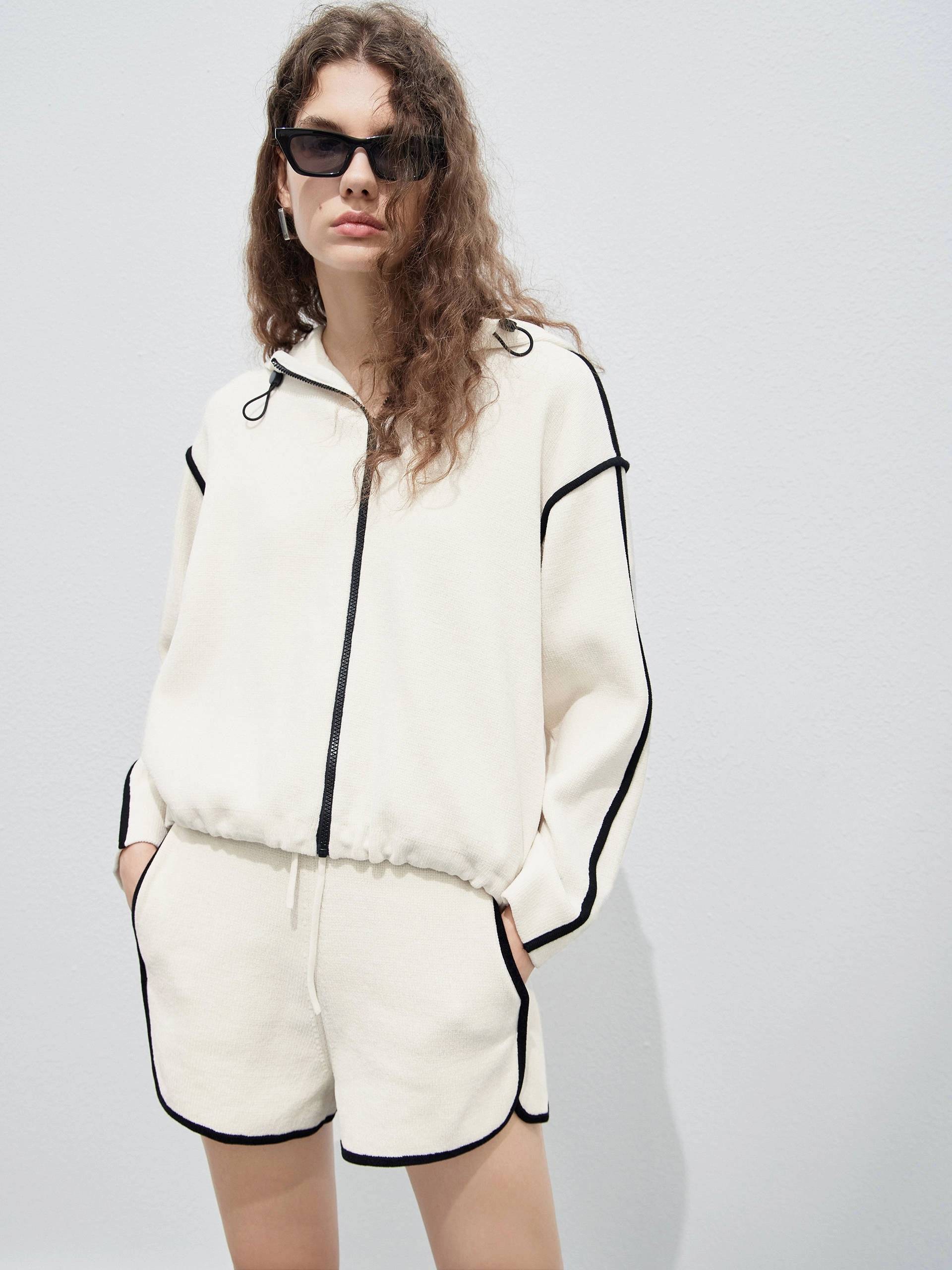 Sustainable Production Certified Drawstring Hooded Jacket