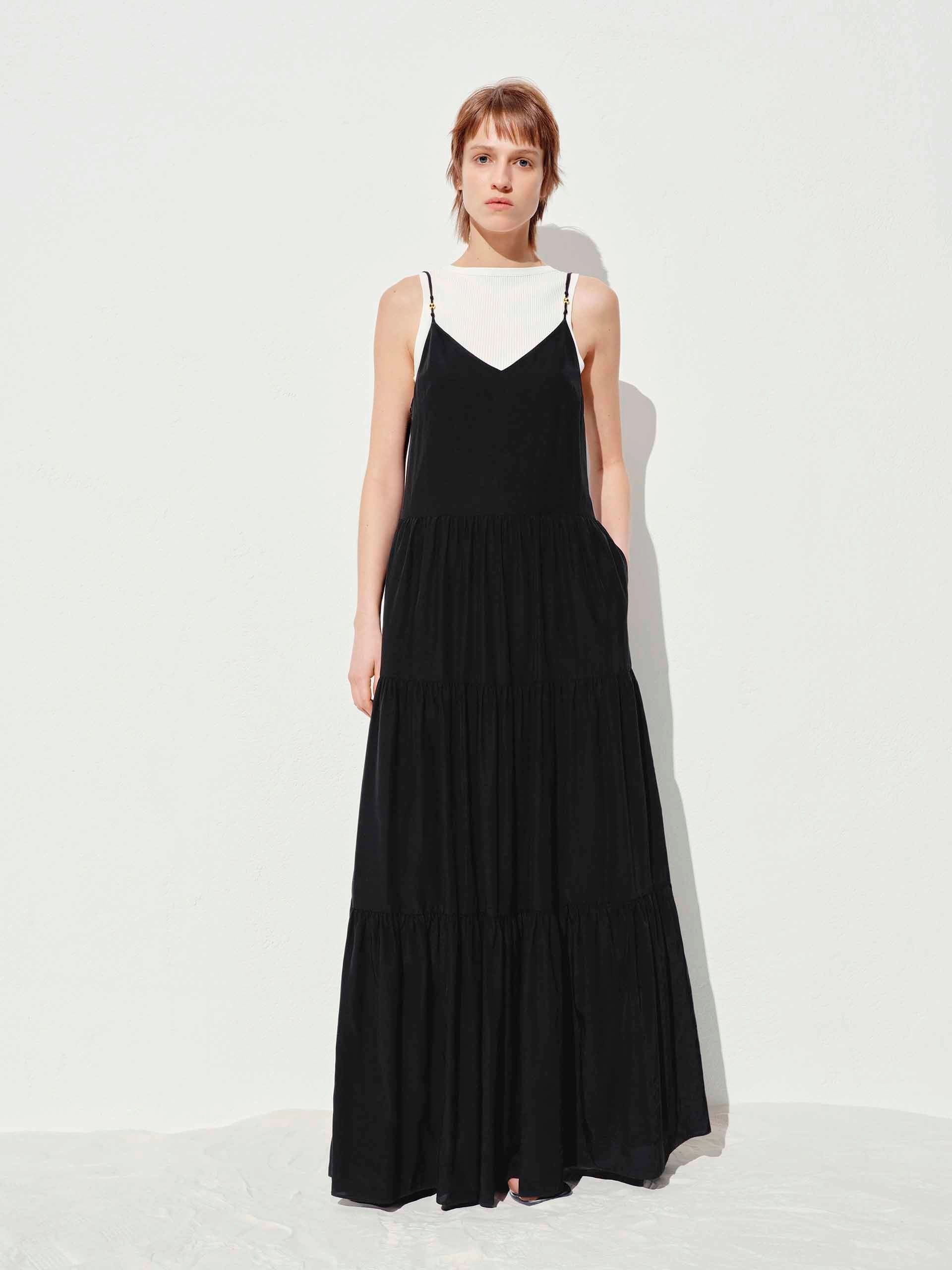 Feminine Vibe Spaghetti Straps Maxi Dress