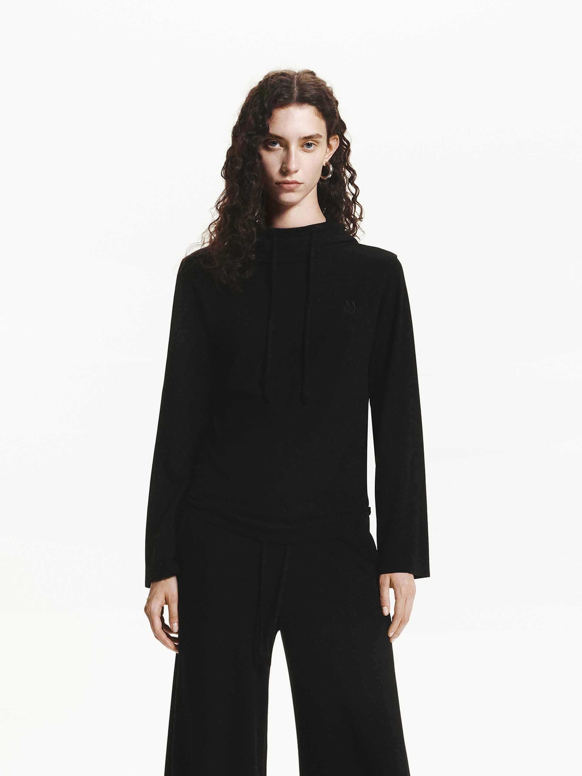 Velvet Hooded Sweatshirt NonIrritating