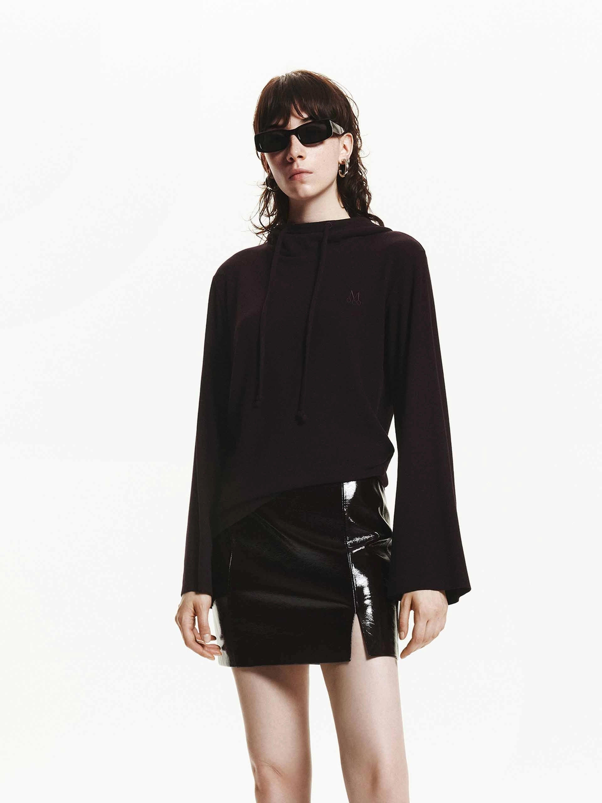 Velvet Hooded Sweatshirt HypoallergenicFabric HighElasticity
