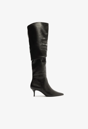 Ashlee Mid Over The Knee Boot Comfort Gusset Transitional Season