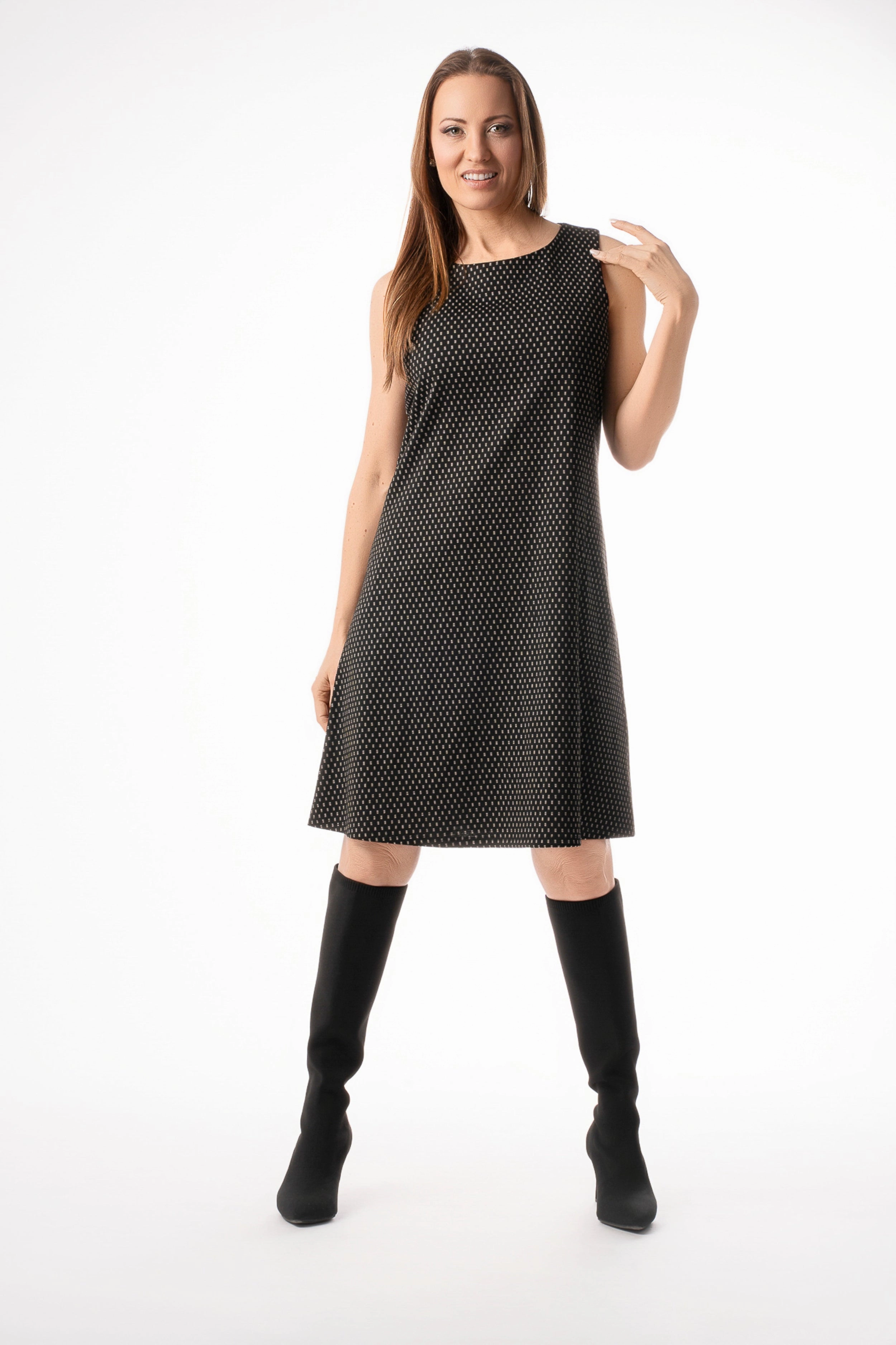 Minimalist Trim Comfy Wear Vera Dress