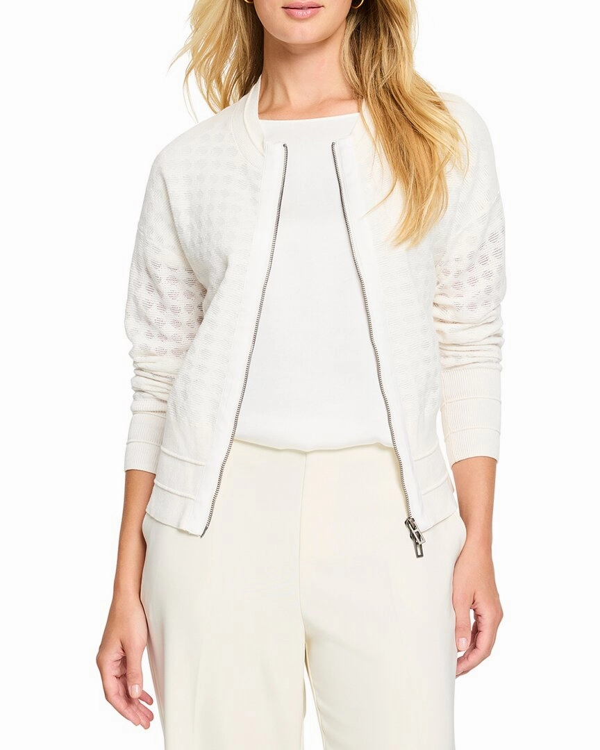 Timeless Layer fuzzy texture NIC ZOE Sheer Stitch Cardigan