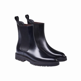 Ivy Black Calf Slip Resistant Rainy Day Commuter
