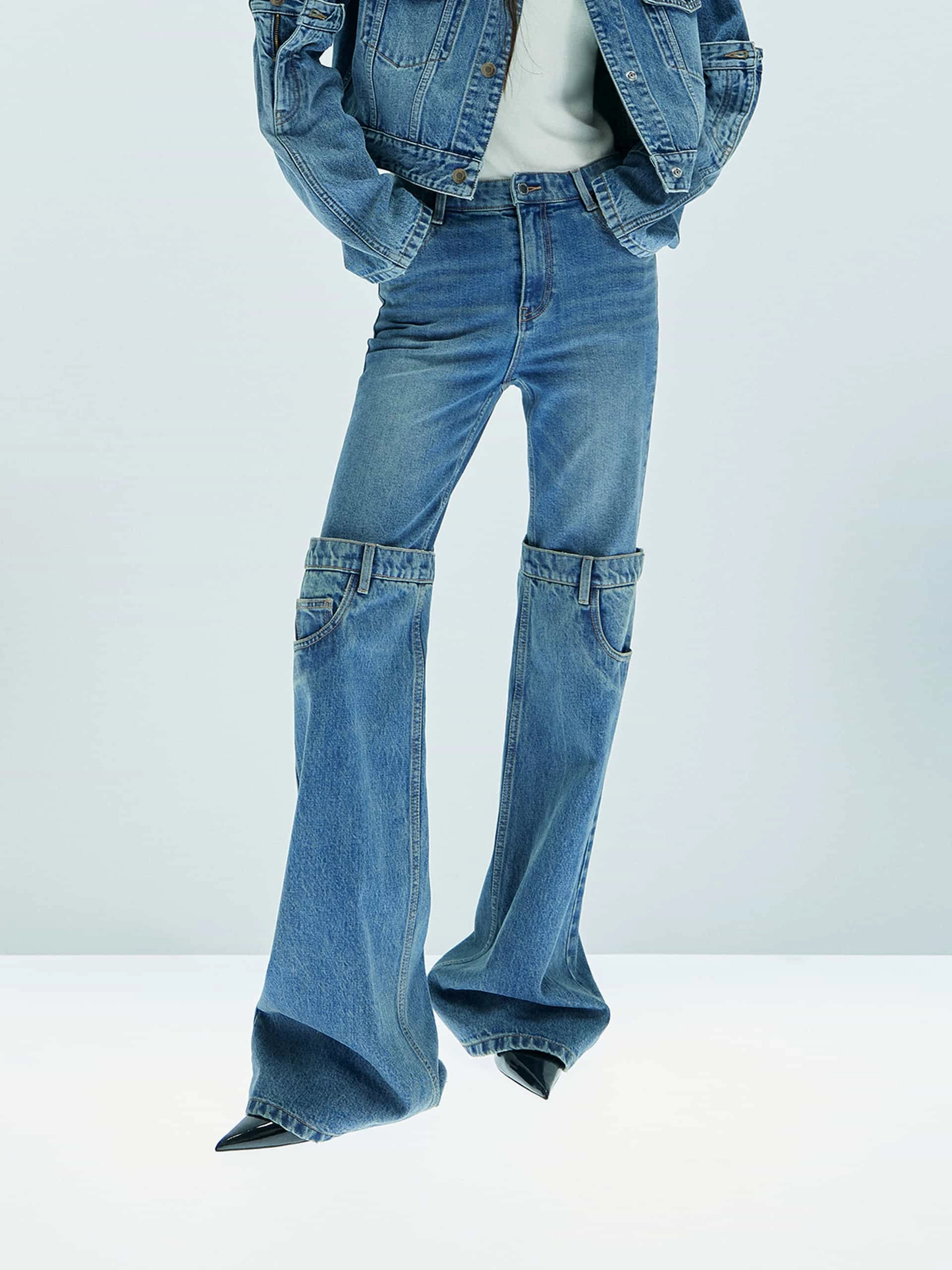 Casual Movement City Walk Smooth Relaxed Straight Leg Jeans