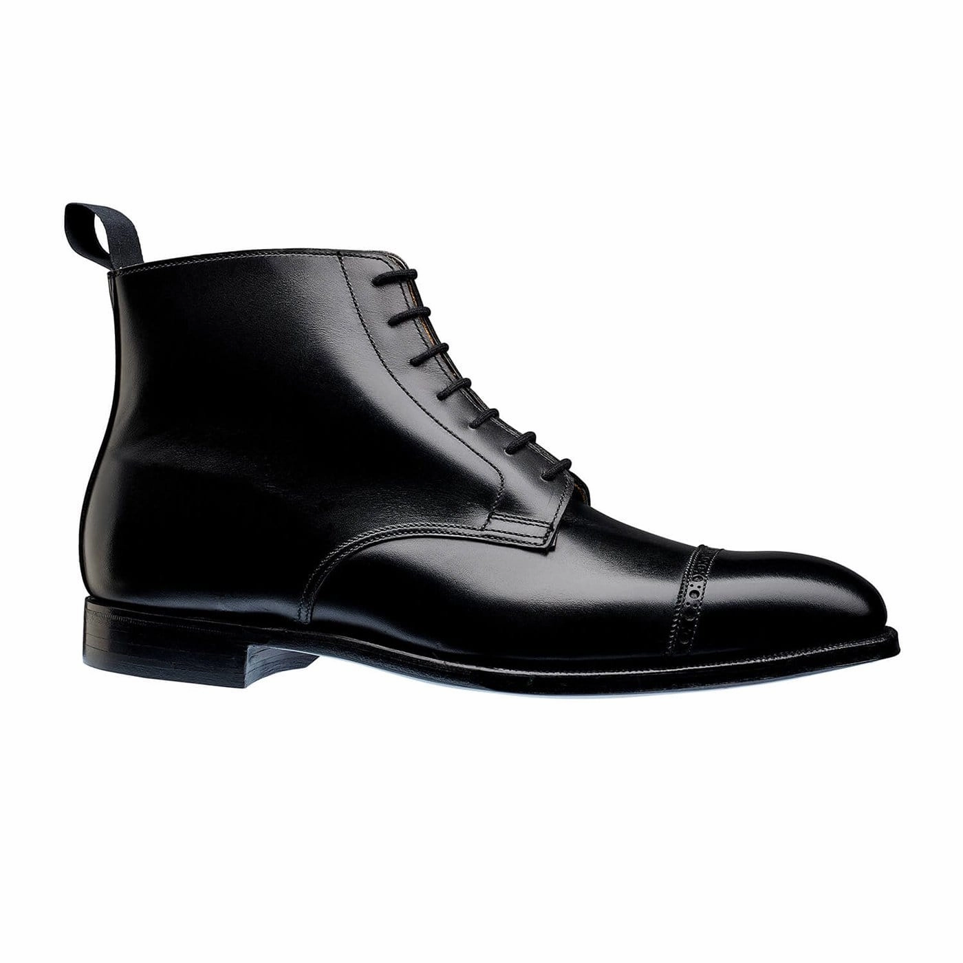 Reflective accents Villiers 2 Black Calf